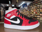 Size 8.5 (10W) Air Jordan 1 Mid "Gym Red Black"