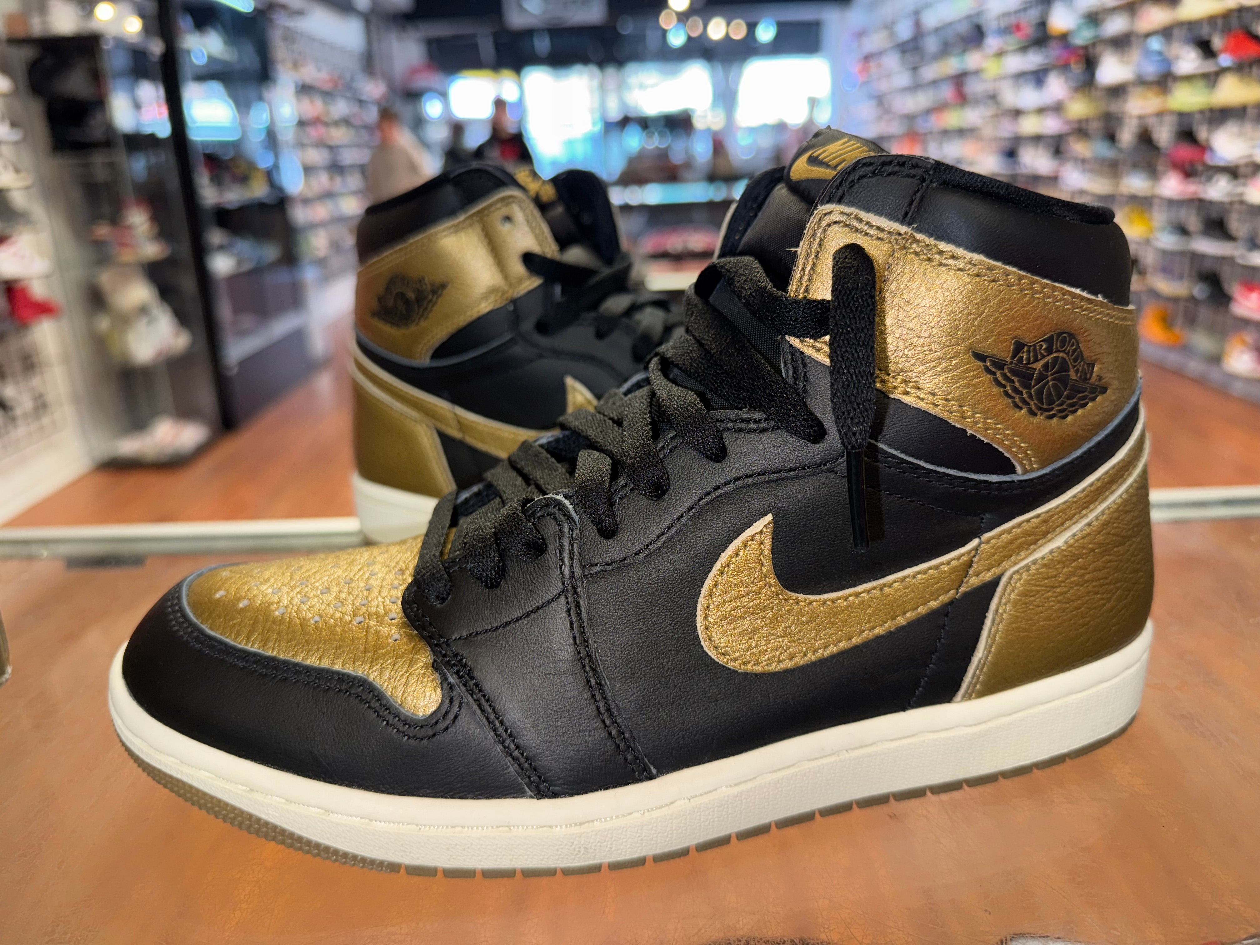 Size 8 Air Jordan 1 "Metallic Gold" Worn 1x