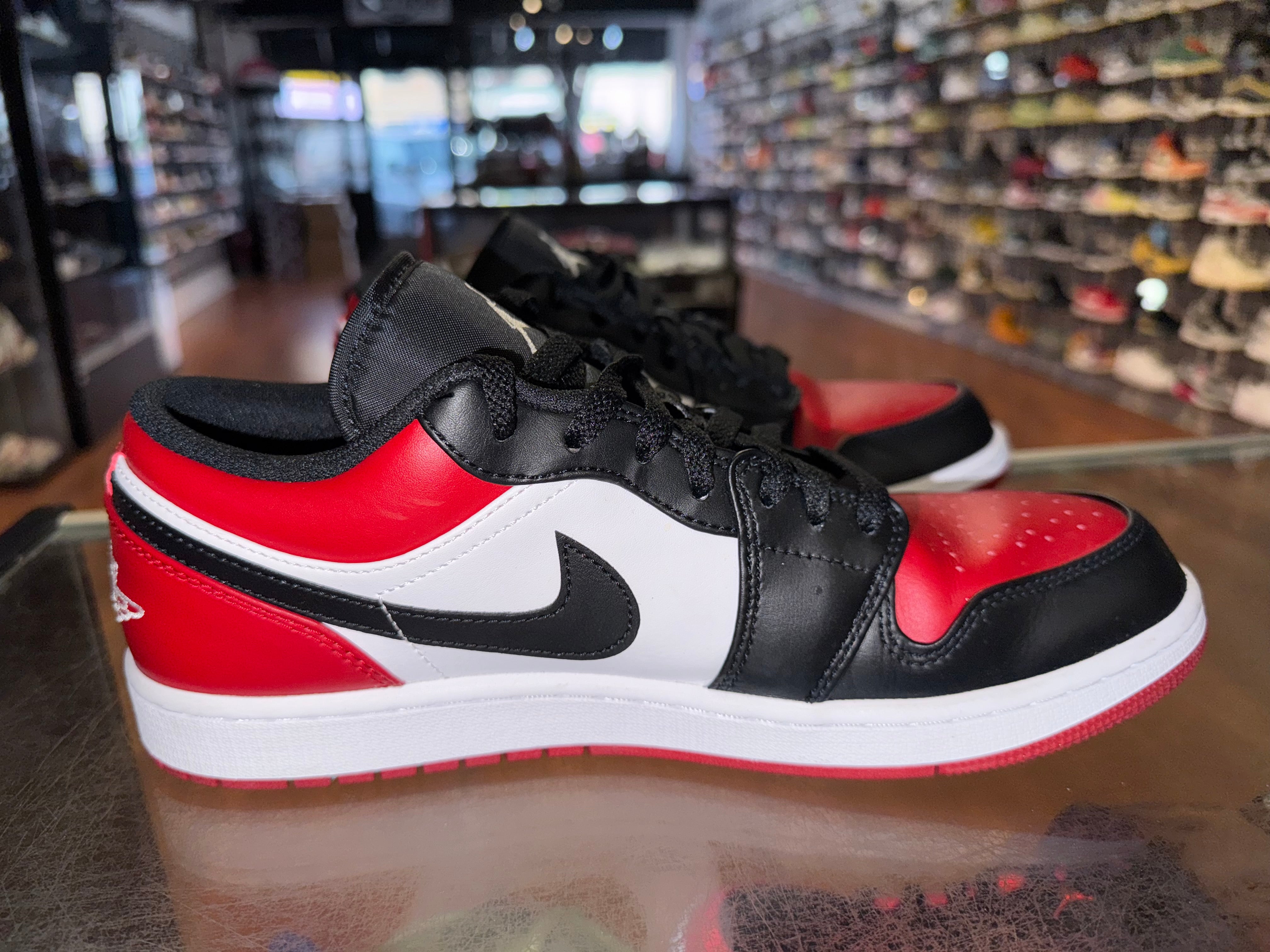 Size 9.5 Air Jordan 1 Low "Bred Toe"