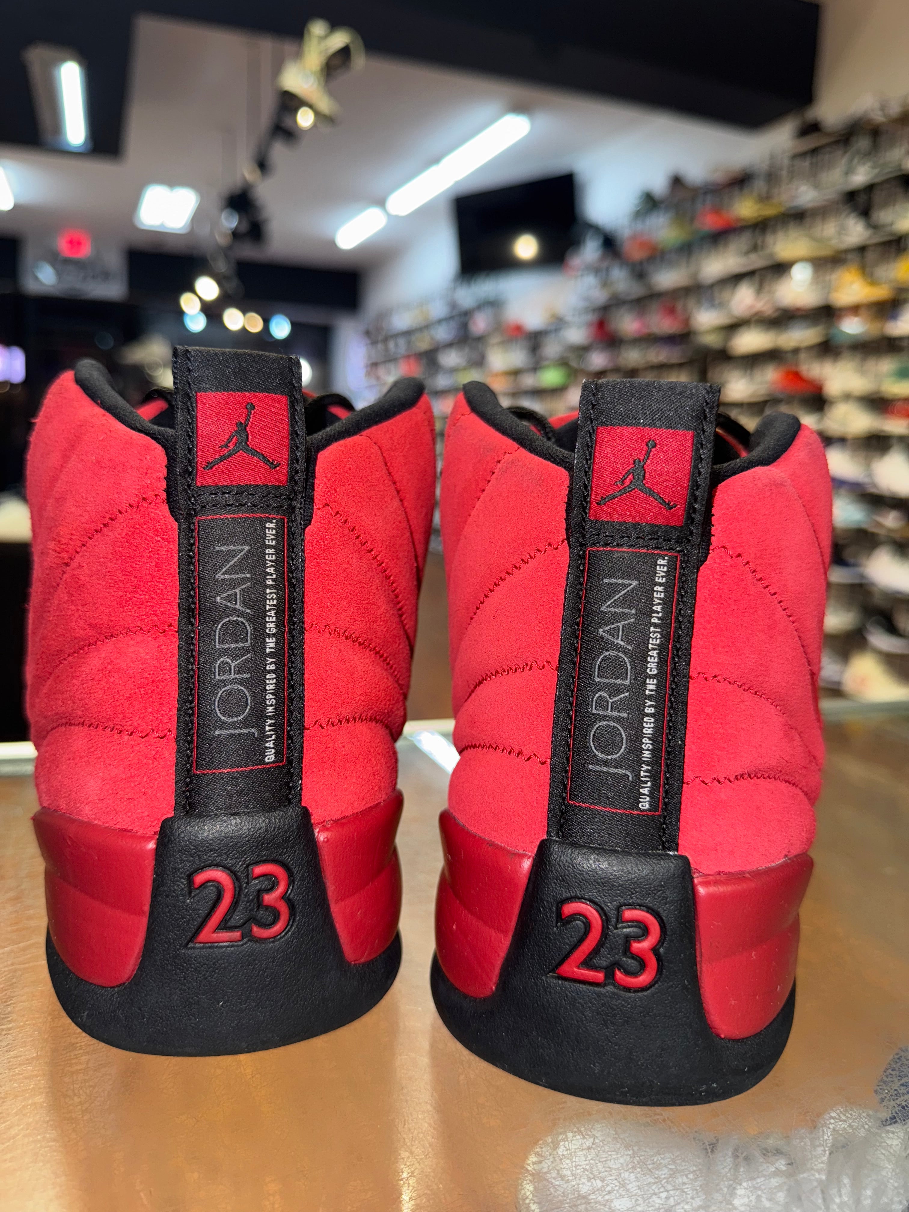 Size 9 Air Jordan 12 "Reverse Flu Game"