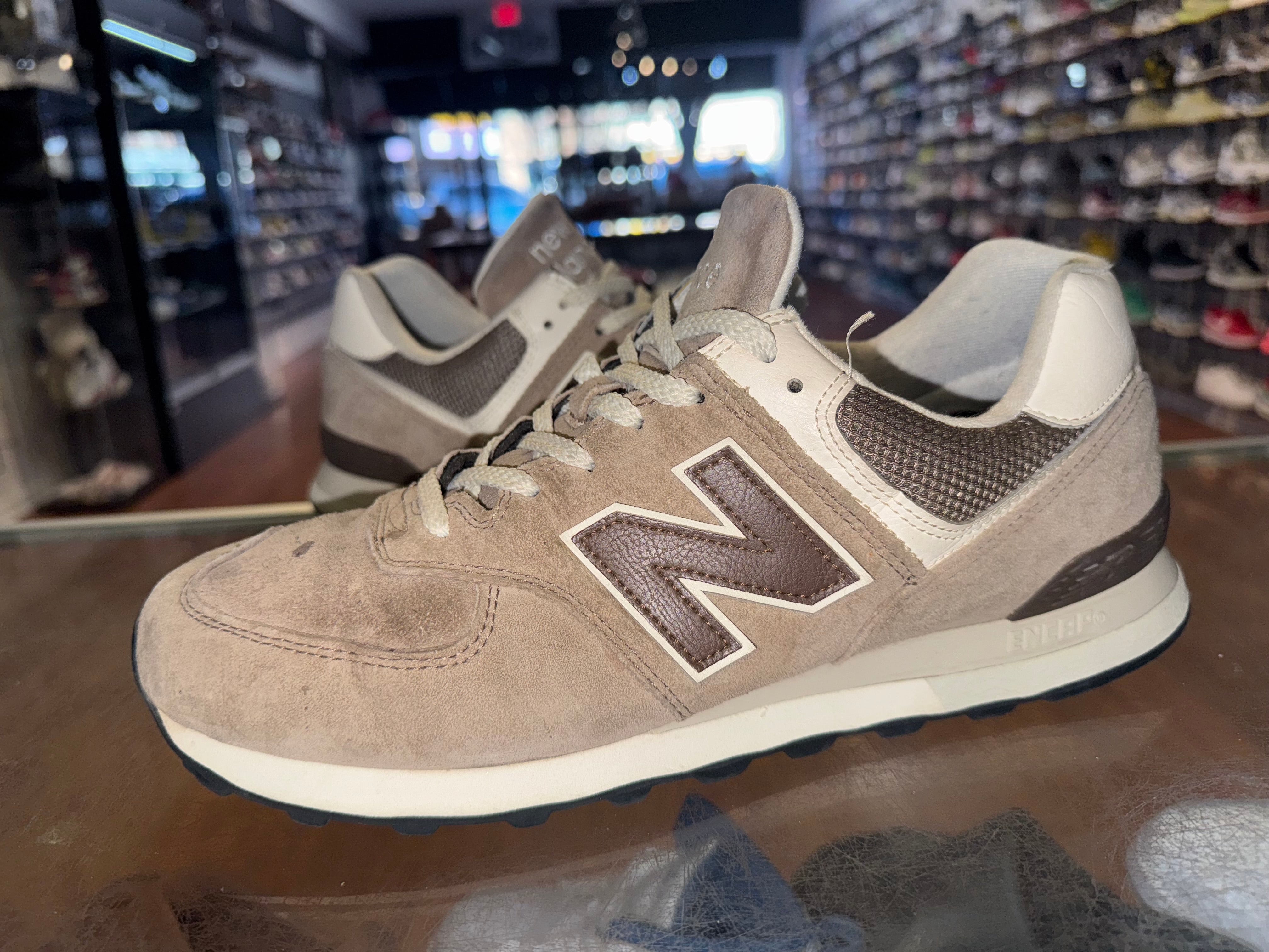 Size 10.5 New Balance 574 "Brown"