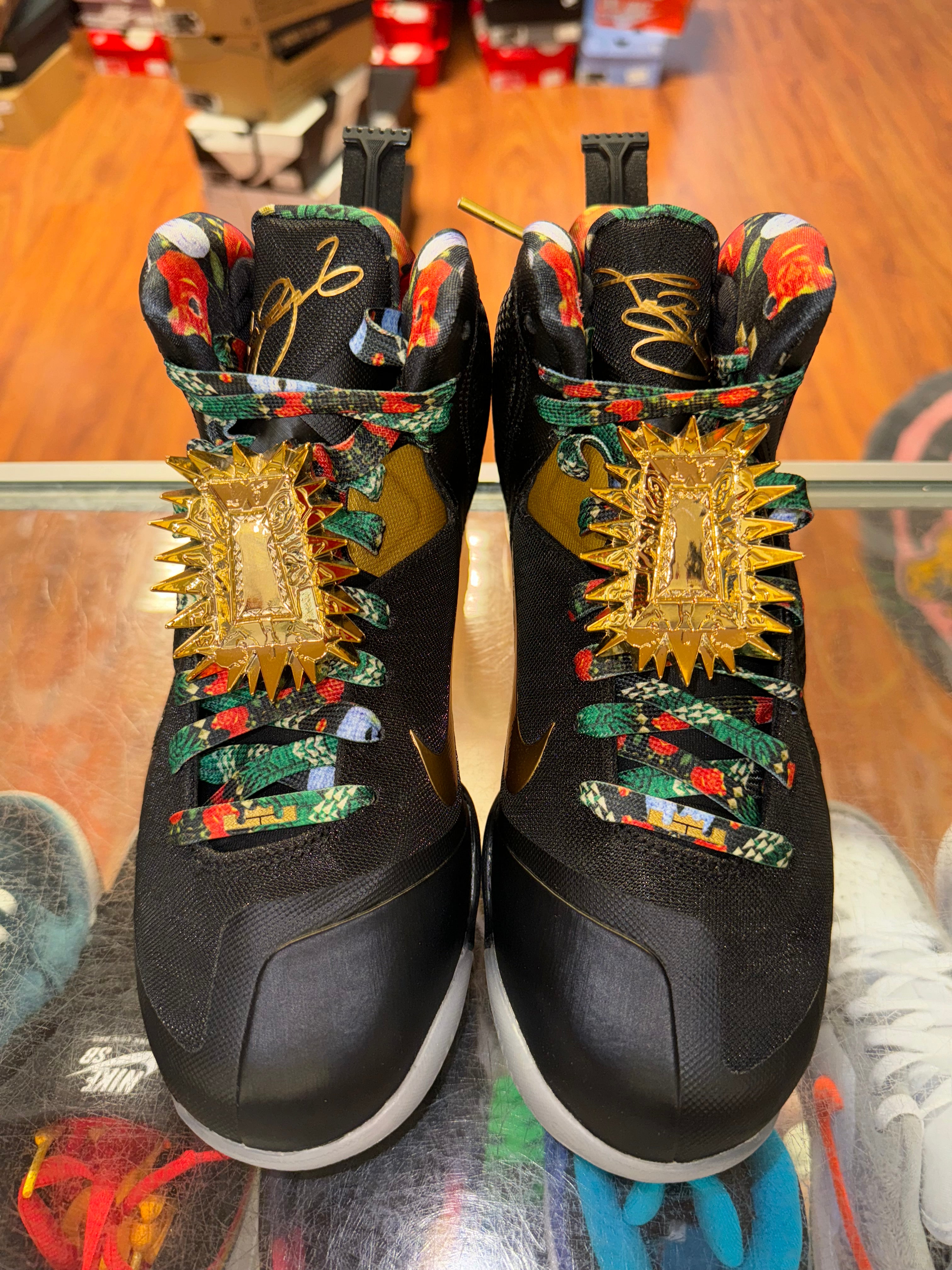 Size 7 Nike Lebron 9 “Watch The Throne” Brand New