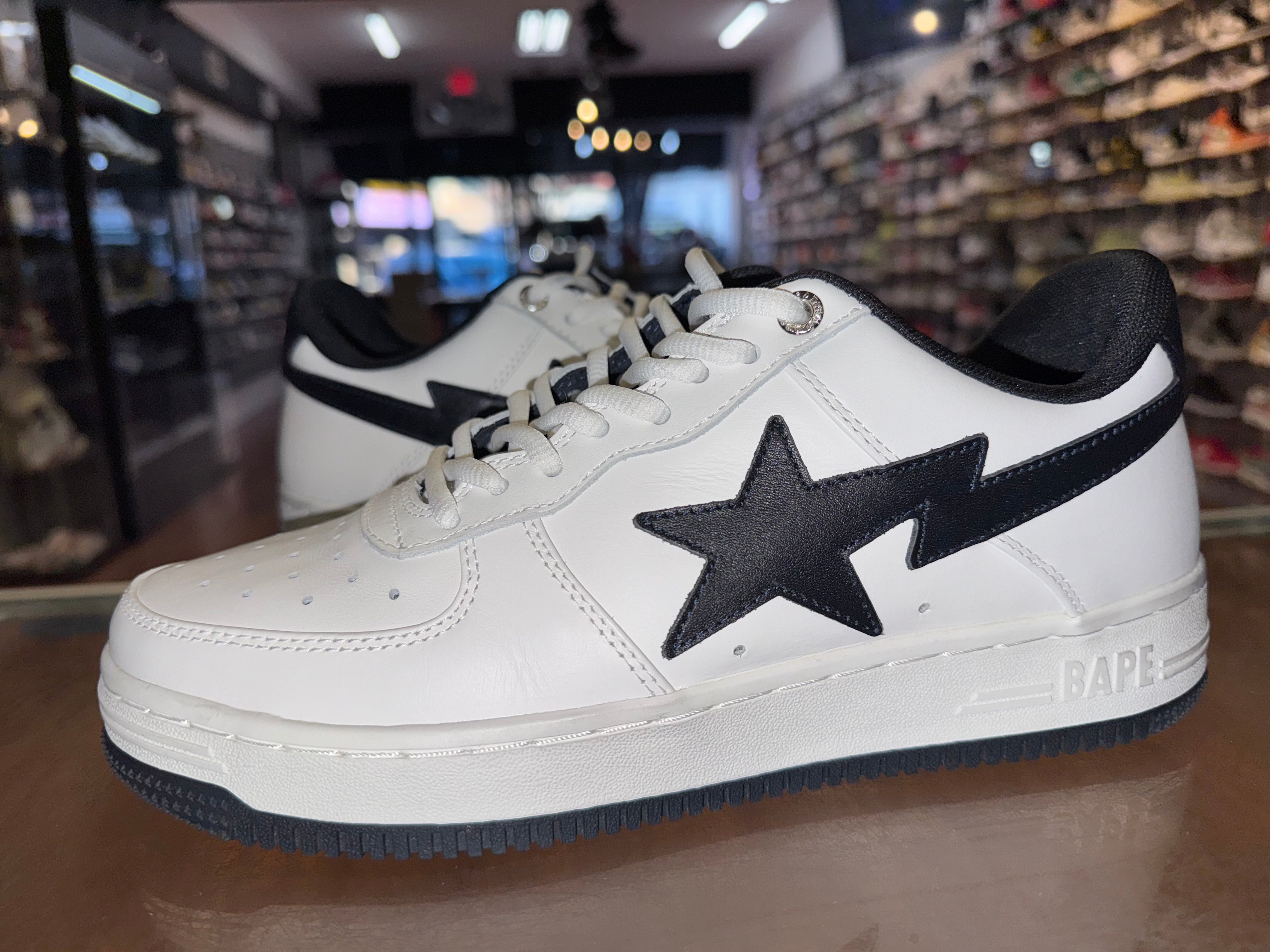 Size 8 Bathing Ape Bape Sta JJJJound "White Navy"