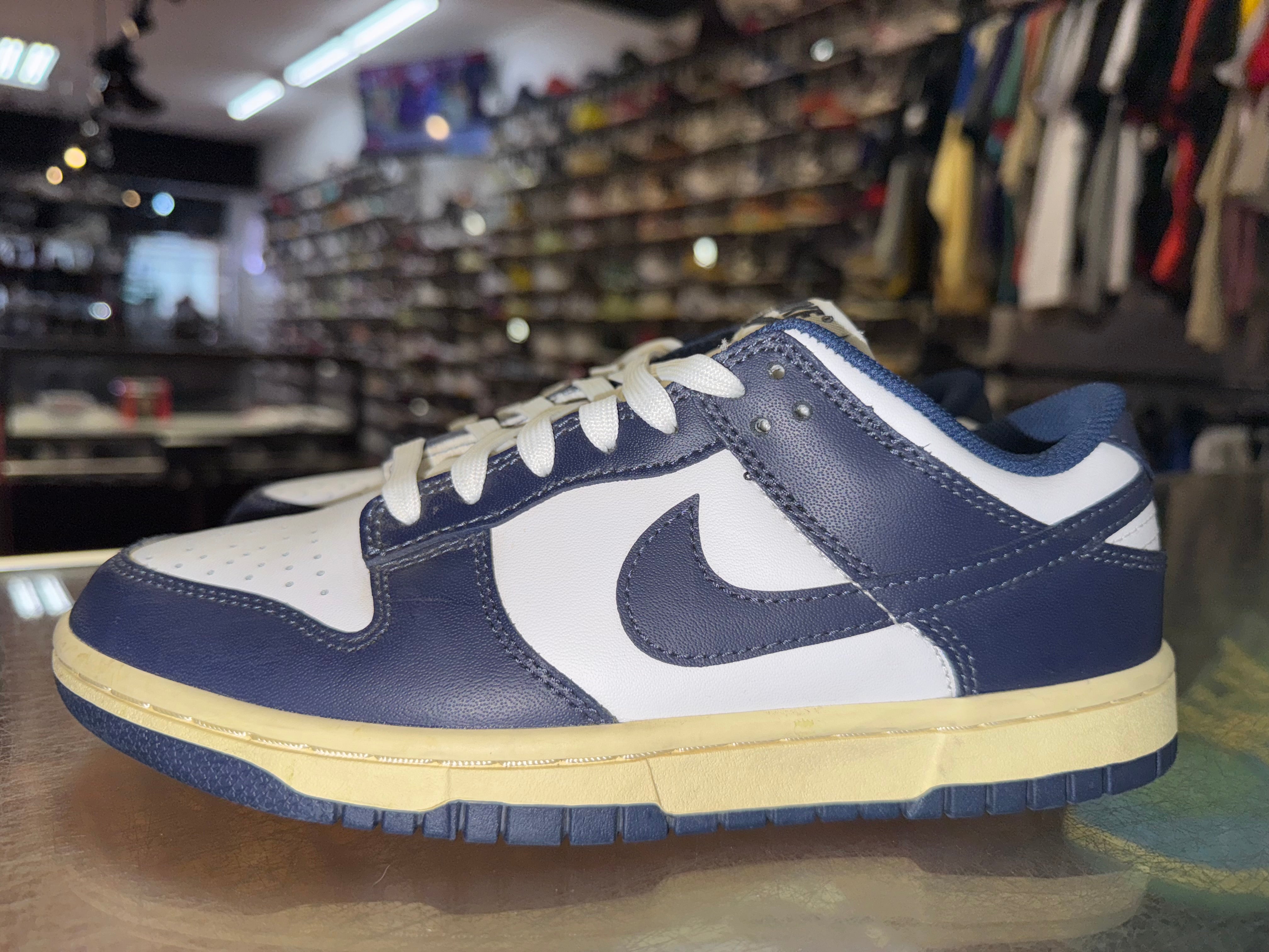 Size 6 (7.5W) Dunk Low "Vintage Navy"