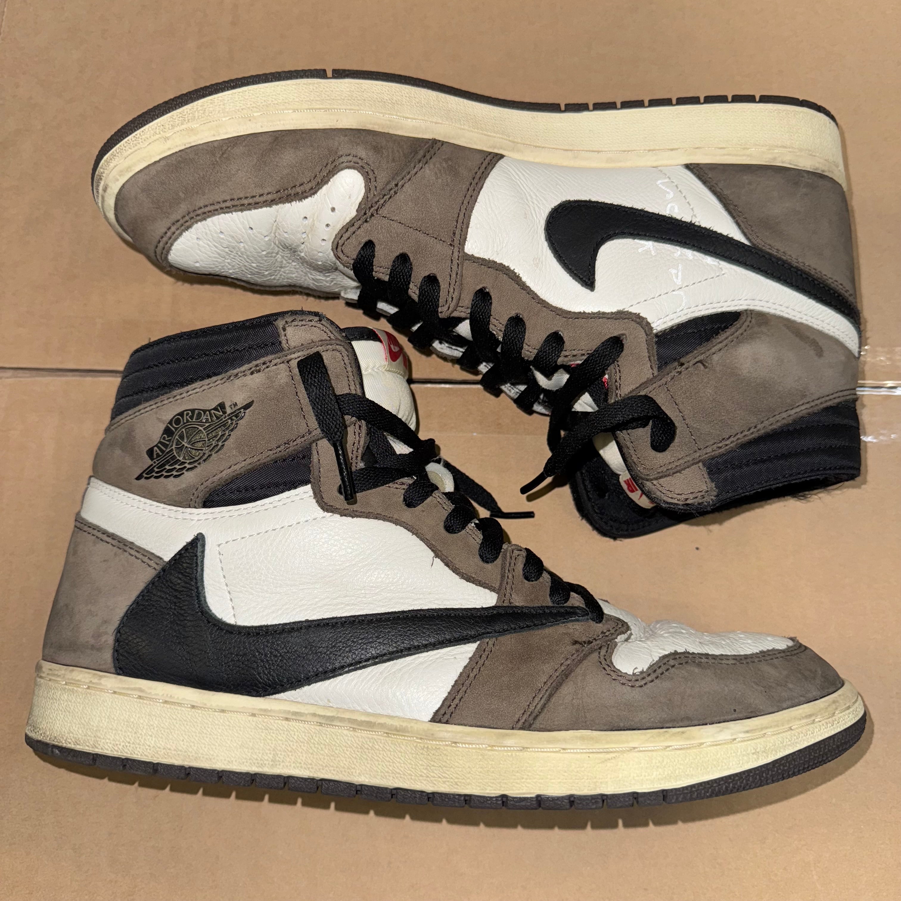 Size 12 Air Jordan 1 Travis Scott "Mocha" - NB