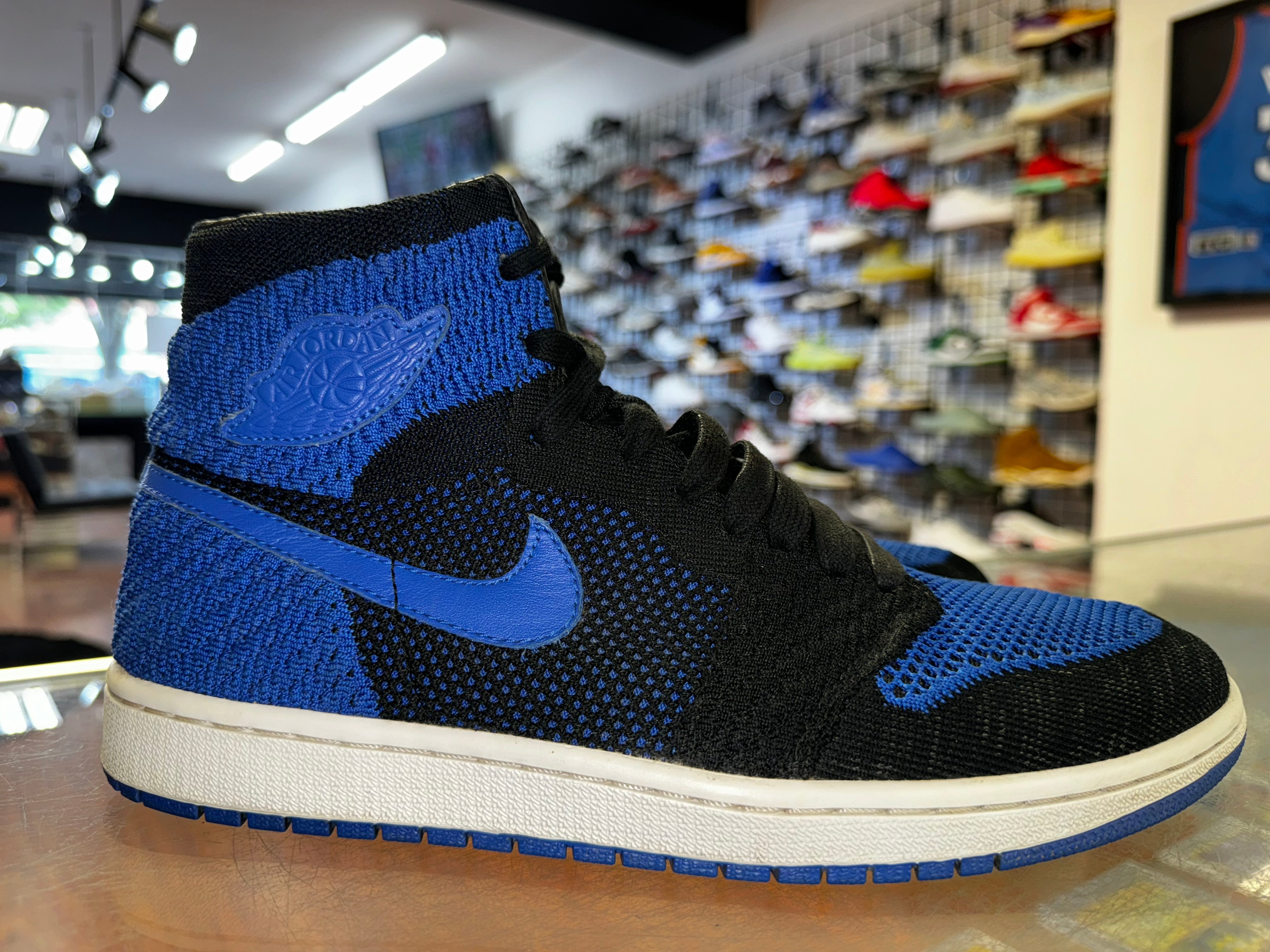 Size 10 Air Jordan 1 Flyknit "Royal"