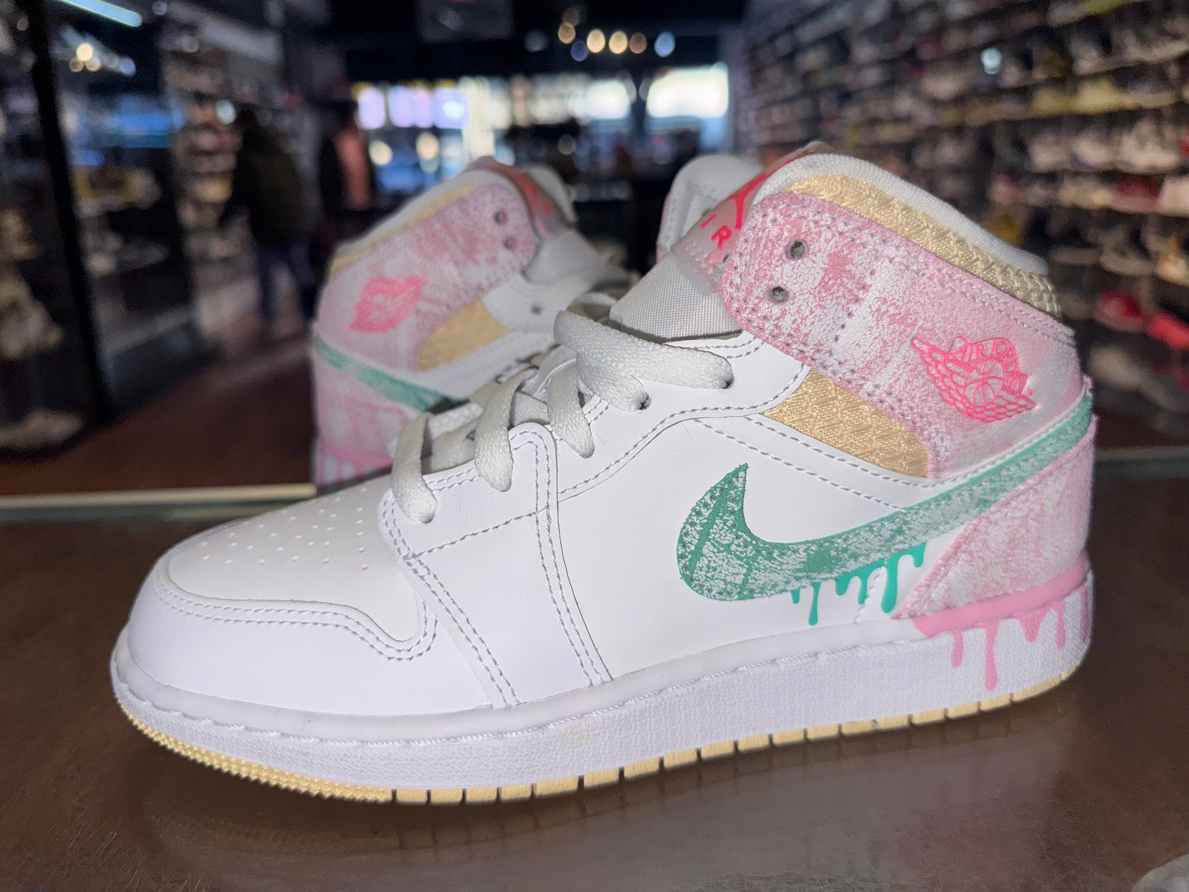 Size 5y Air Jordan 1 "Paint Drip"