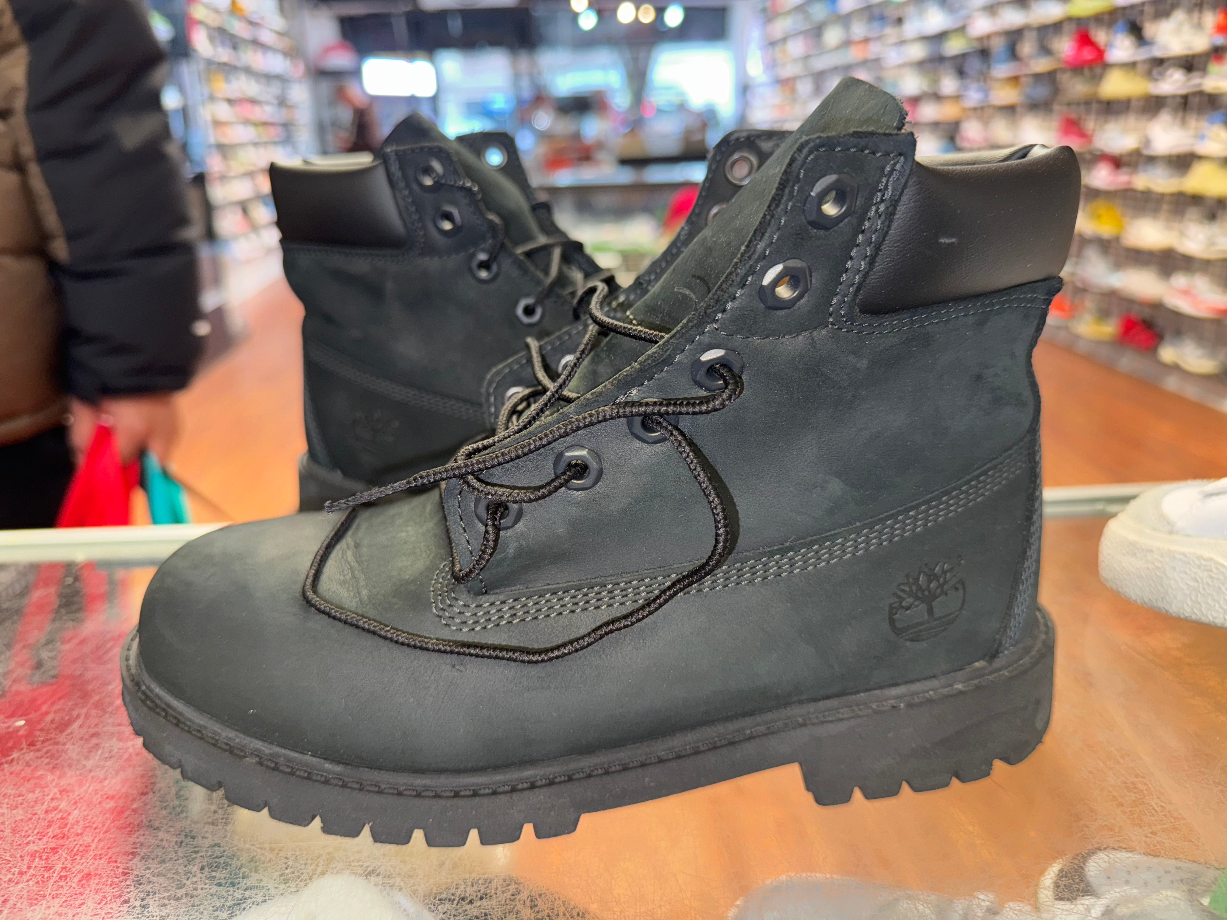 Size 7 Timberland Premium 6-Inch Boot "Black"