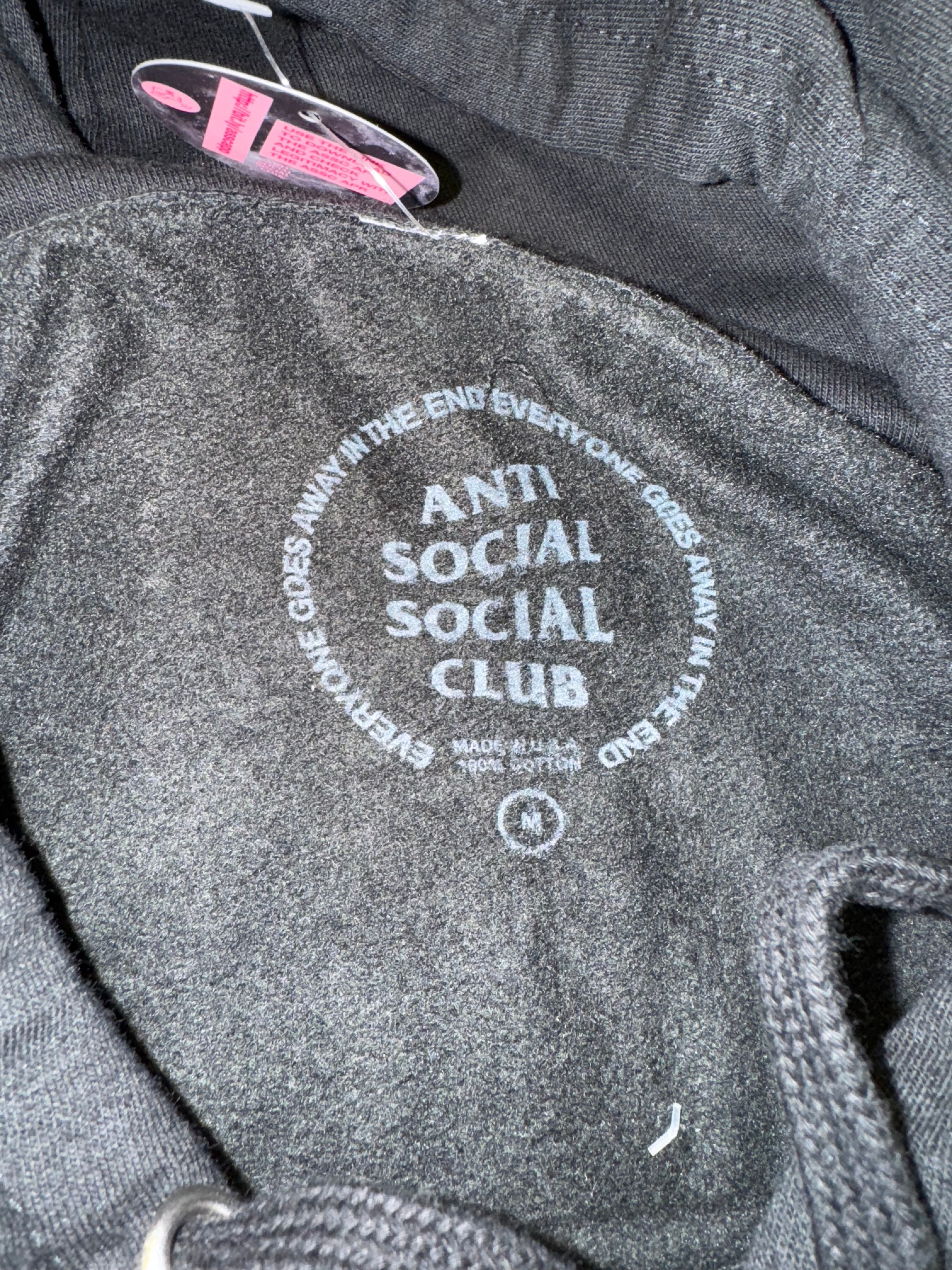 Size M ASSC Flower Hoodie “Black” Brand New