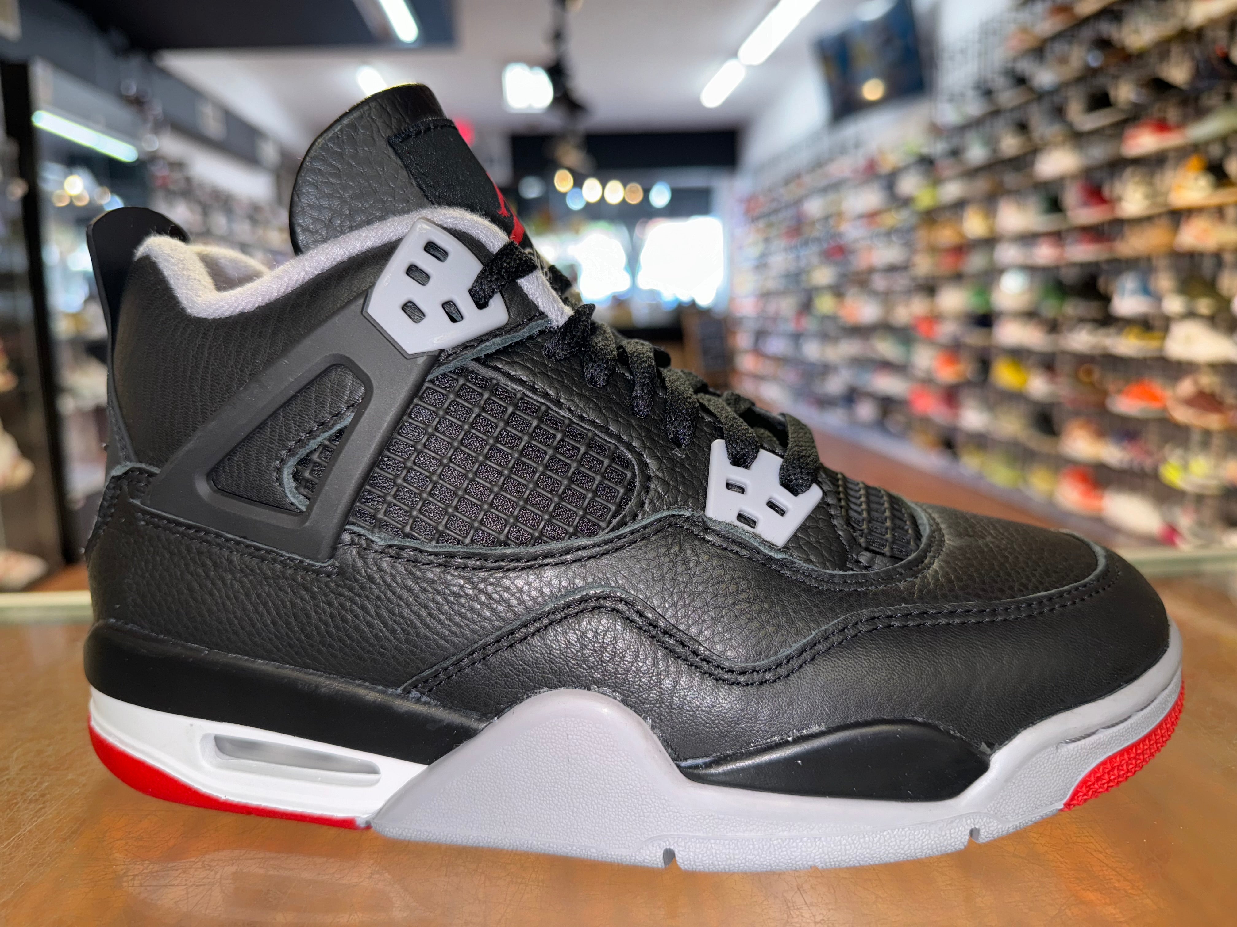 Size 6y Air Jordan 4 “Bred Reimagined”