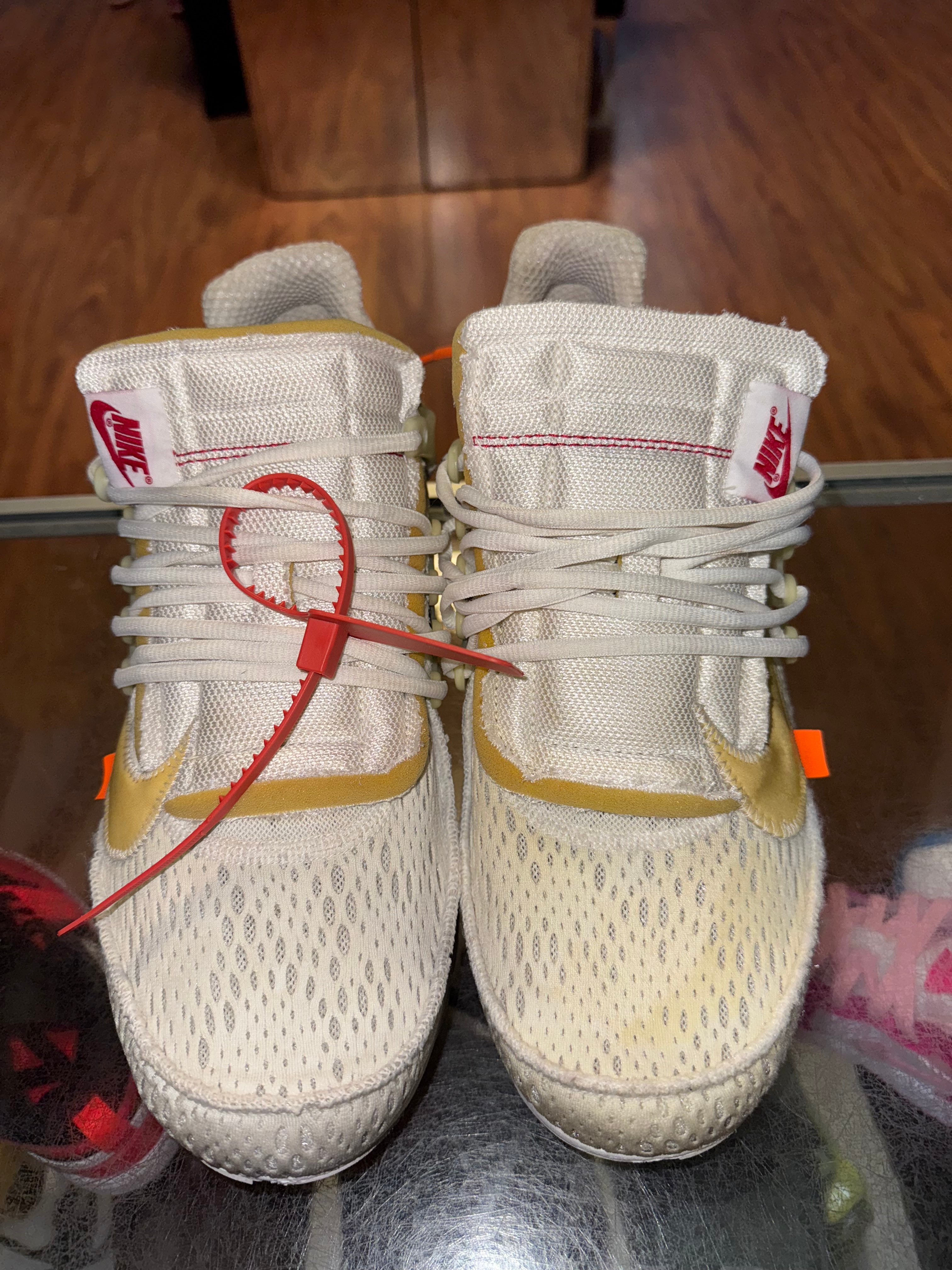 Size 13 Air Presto Off White The Ten "White"