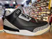 Size 8.5 Air Jordan 3 "Black Cement" 2018