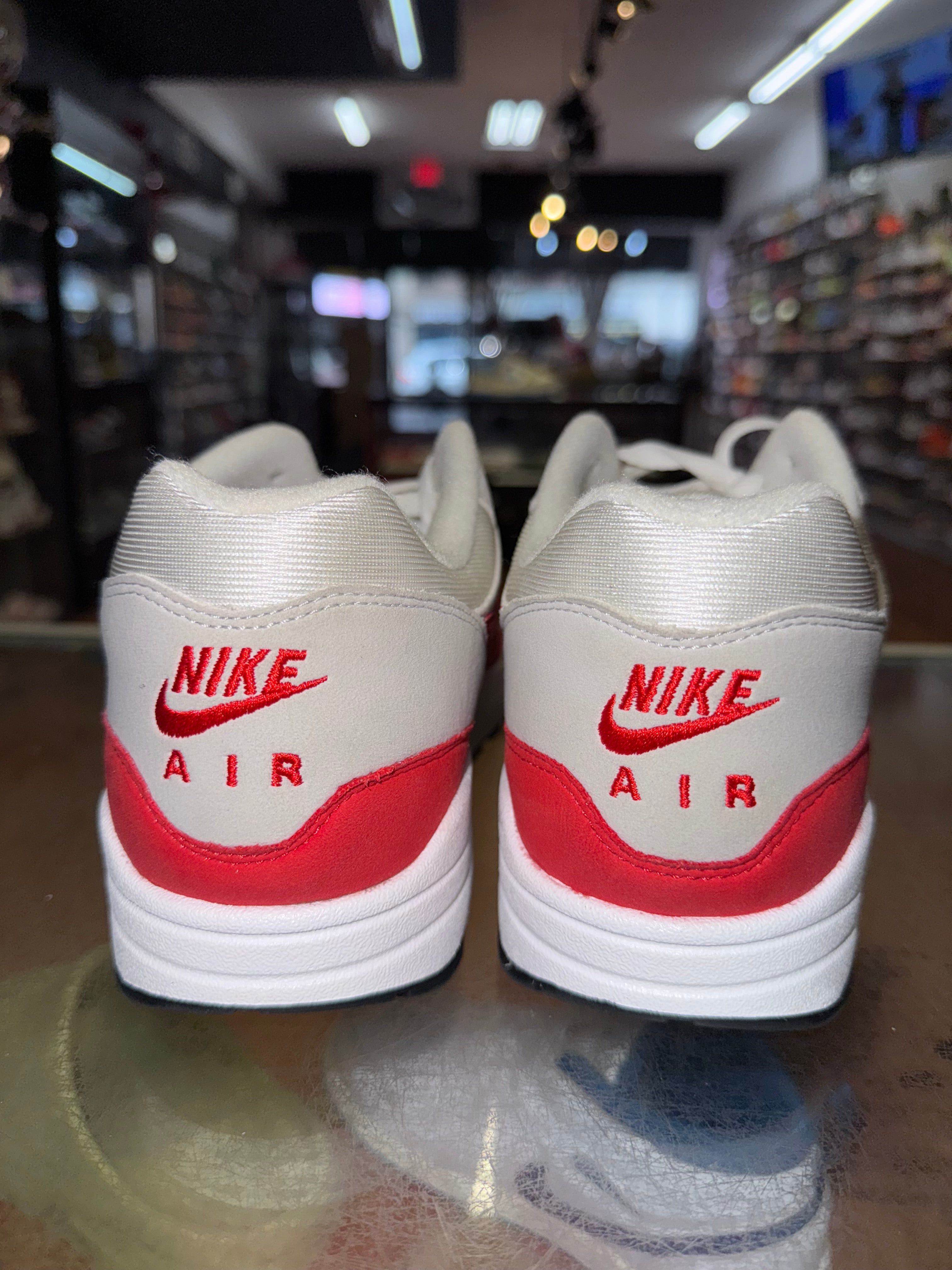 Size 9.5 Air Max 1 "Anniversary Red"