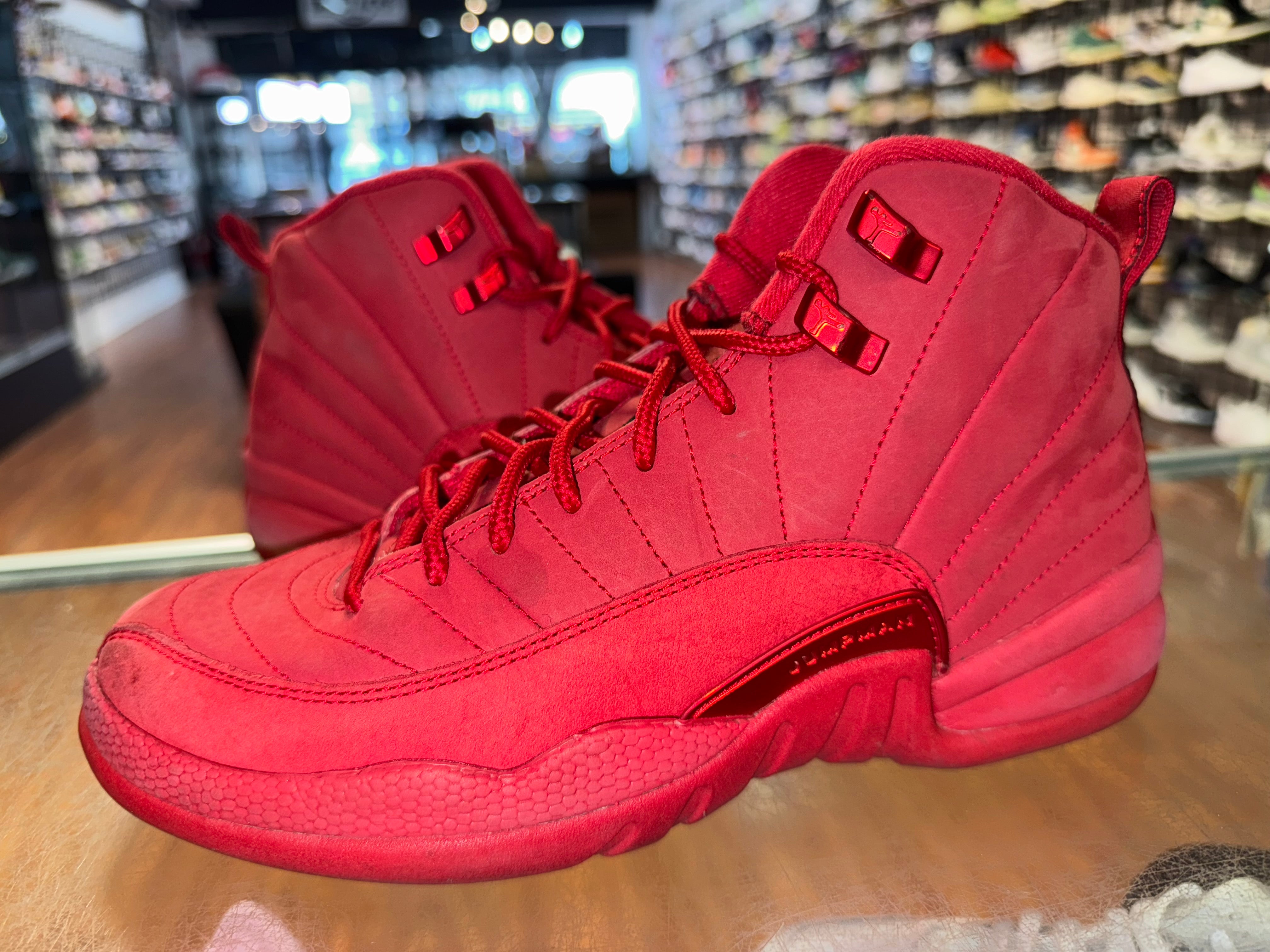 Size 7y Air Jordan 12 “Gym Red”