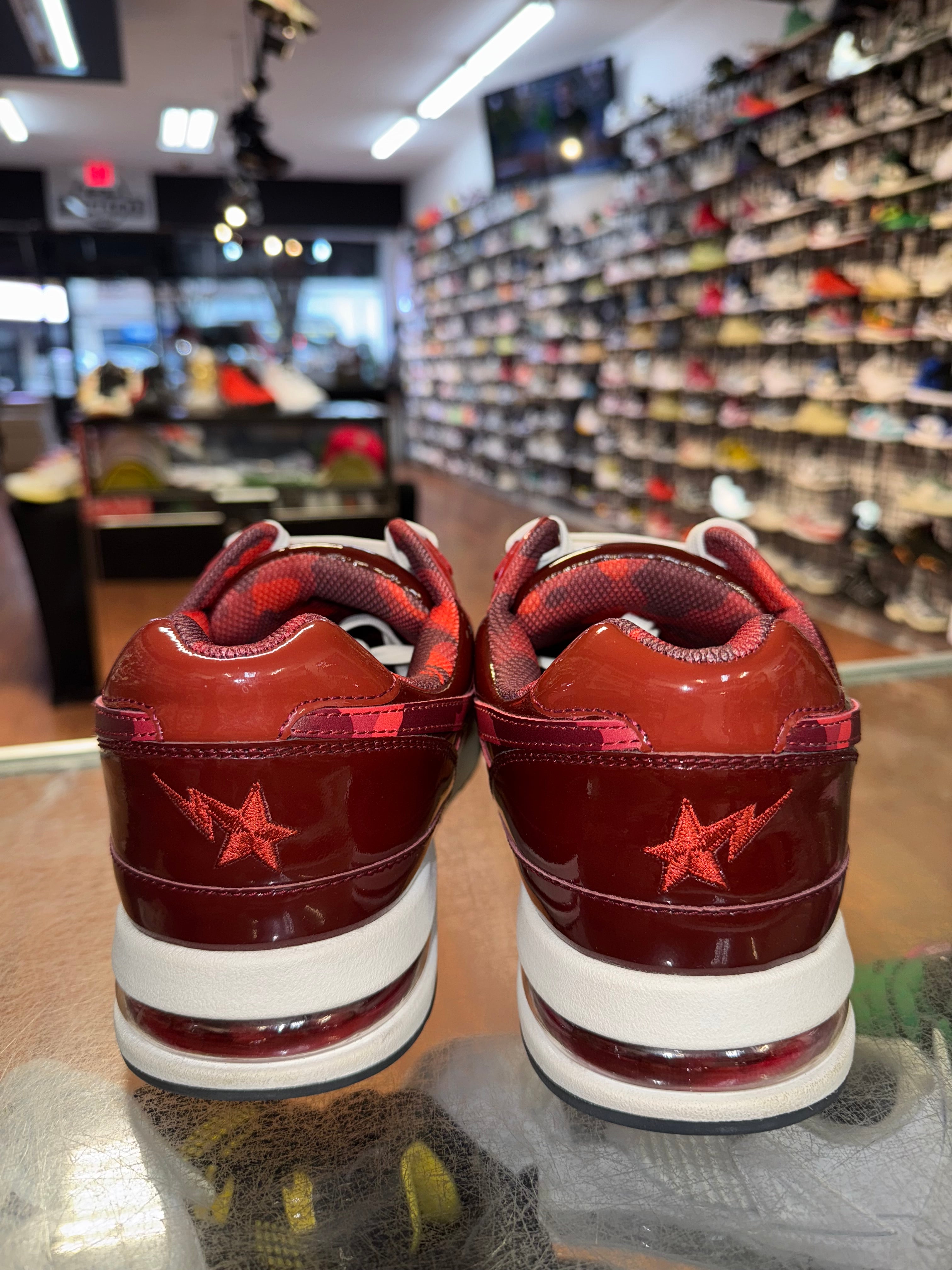 Size 12 A Bathing Ape Road Sta “Patent Red”