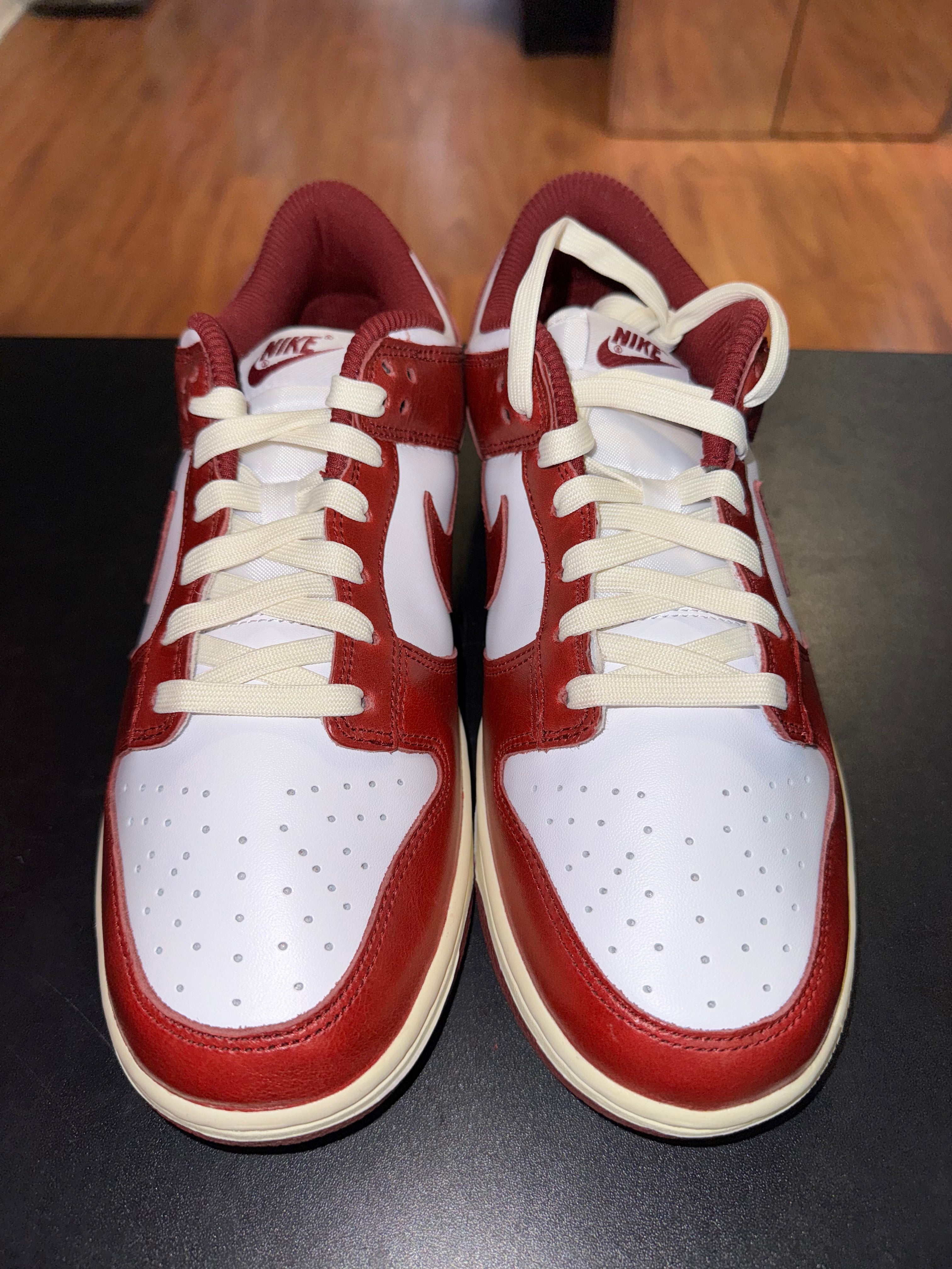 Size 9.5 (11.5W) Dunk Low “Vintage Red” Brand New