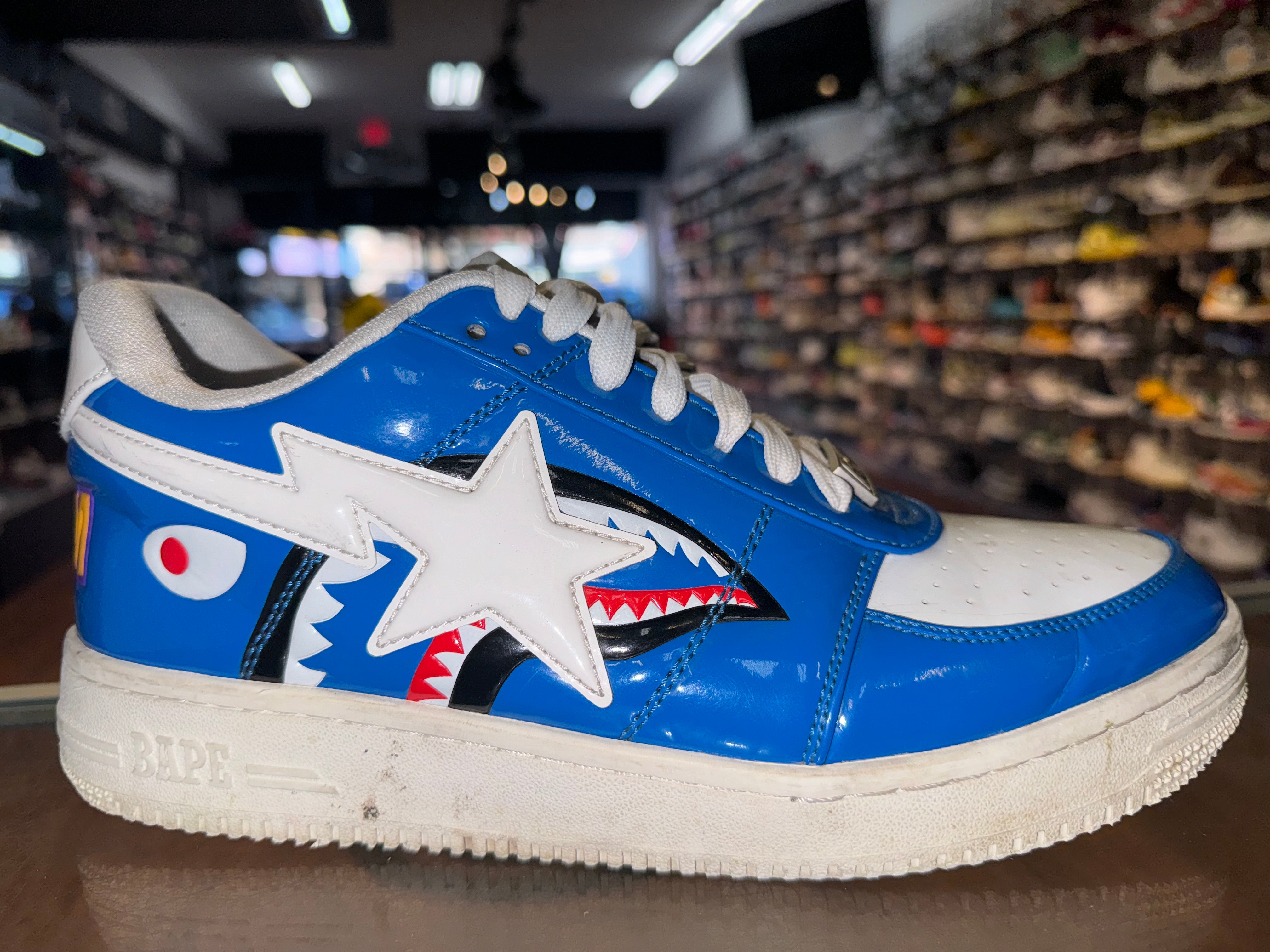 Size 10 Bape Sta Low Vintage “Blue Shark”