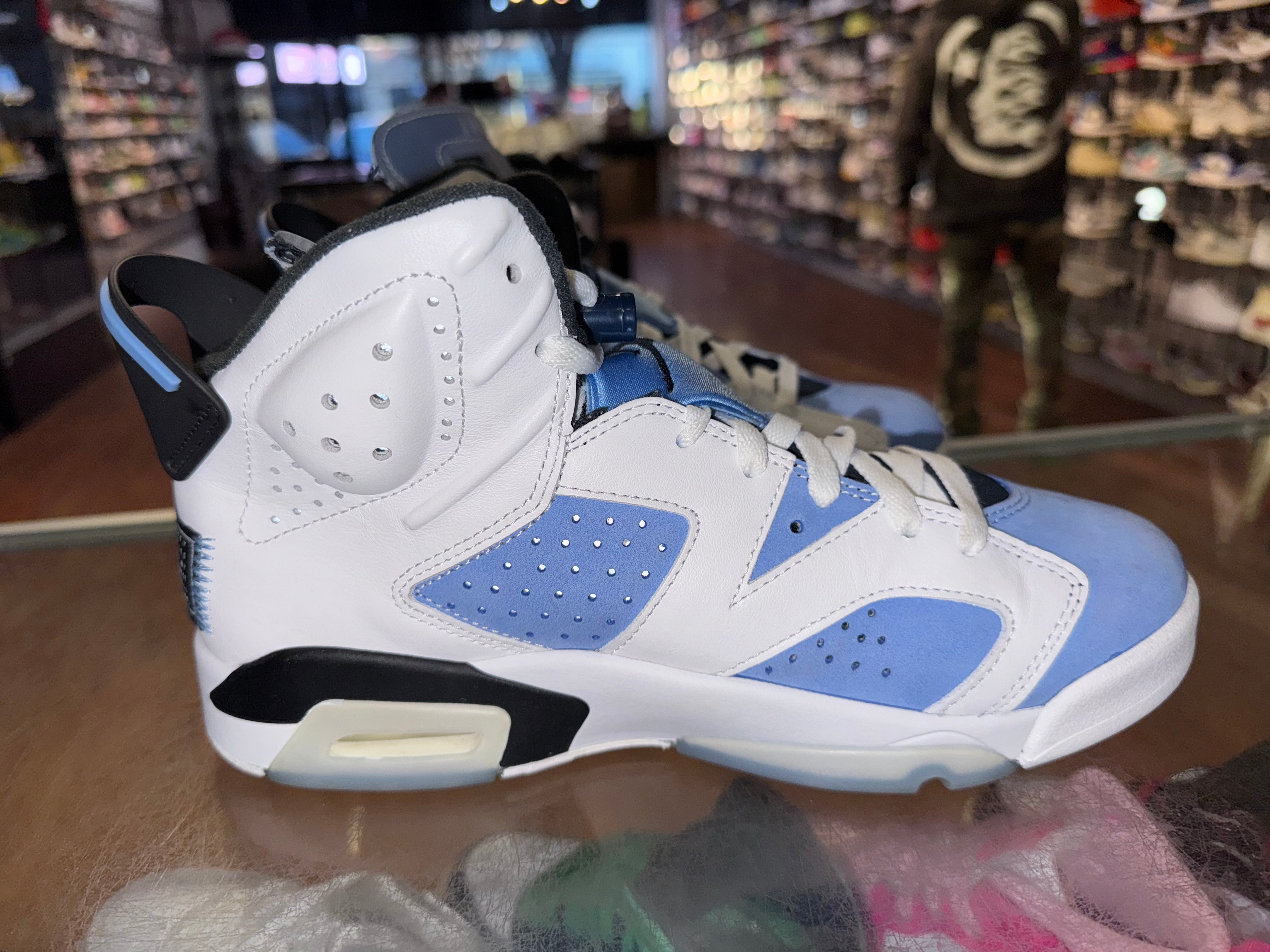 Size 8 Air Jordan 6 "UNC"