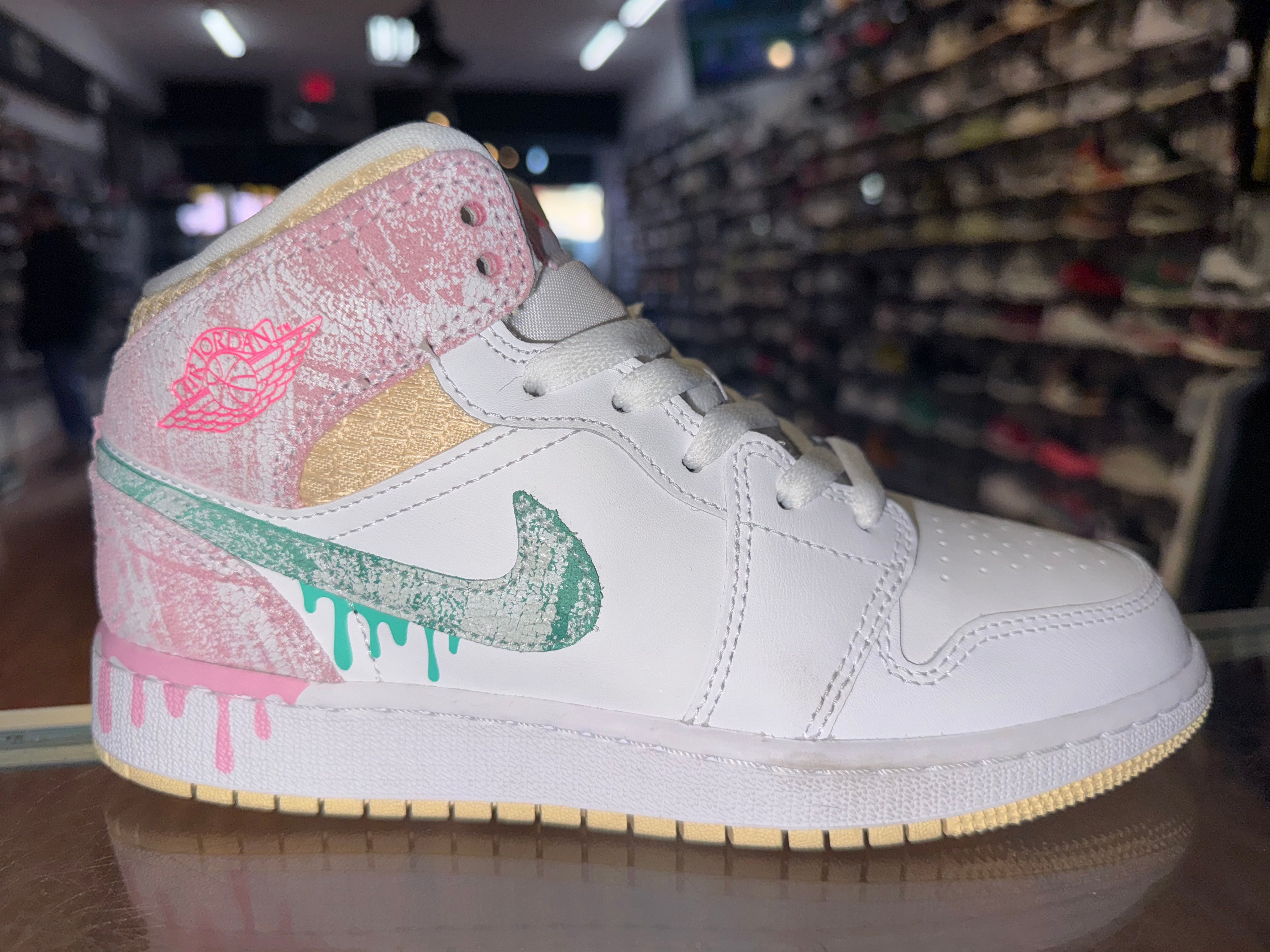 Size 5y Air Jordan 1 "Paint Drip"