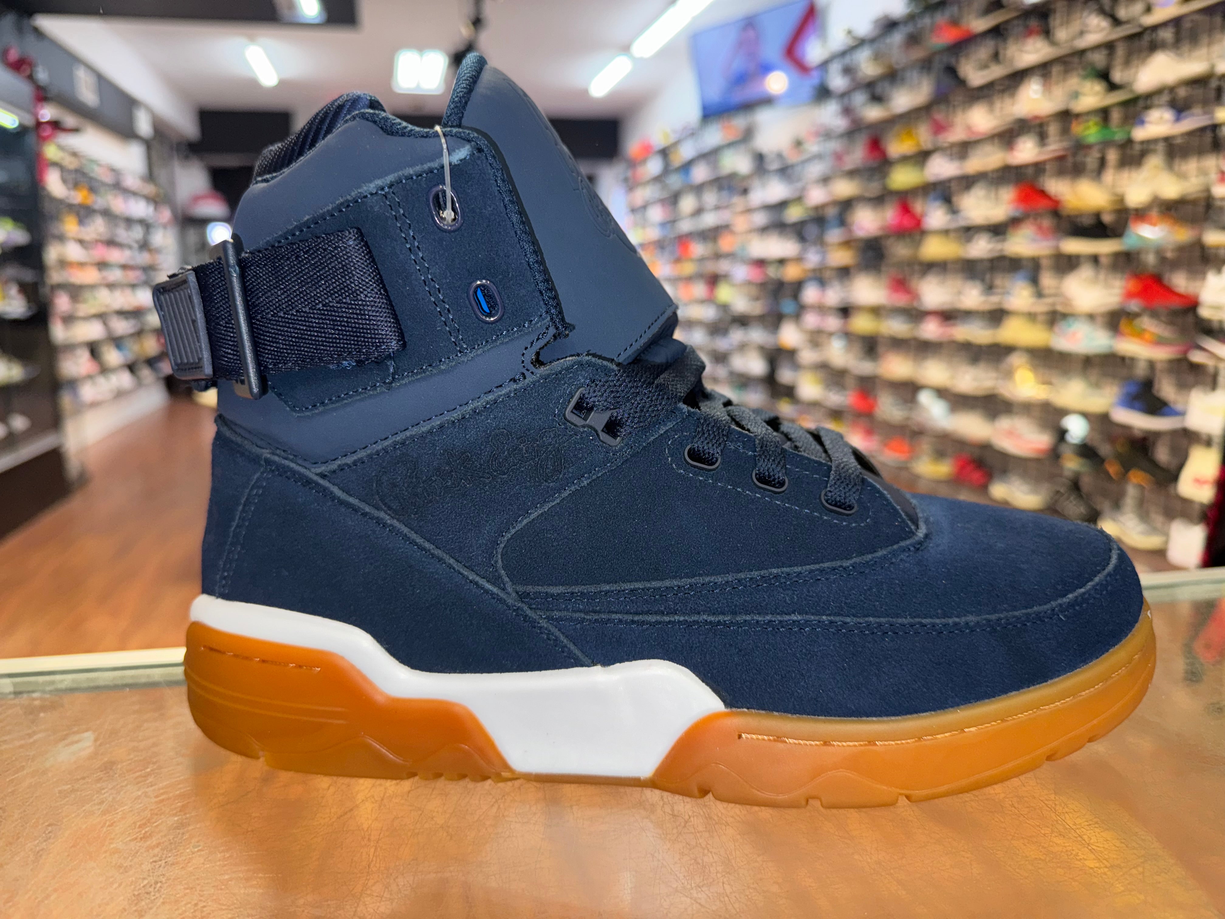 Size 10.5 Ewing 33 High “Navy Gum” Brand New