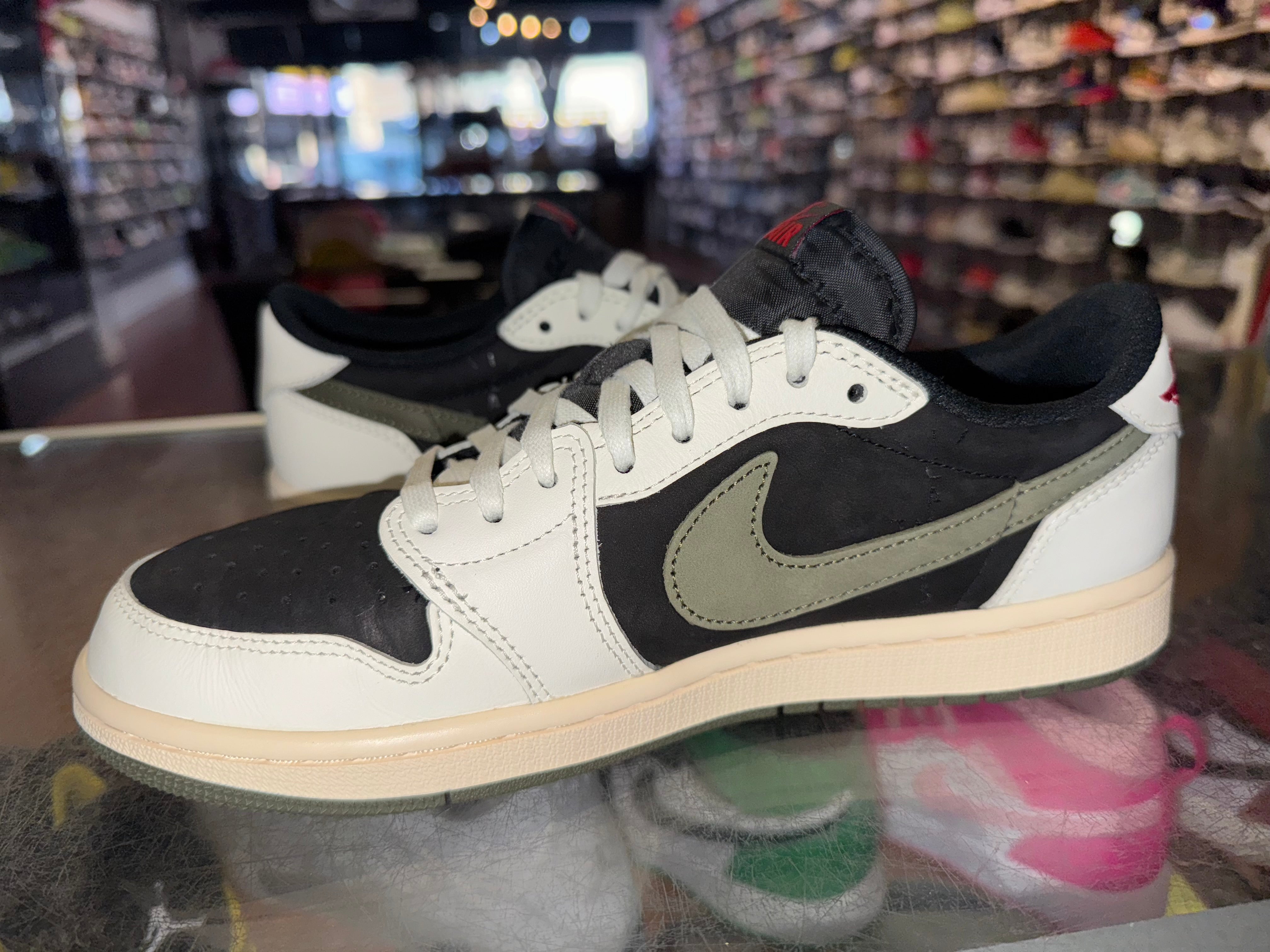 Size 7.5 (9W) Air Jordan 1 Low Travis Scott "Olive"