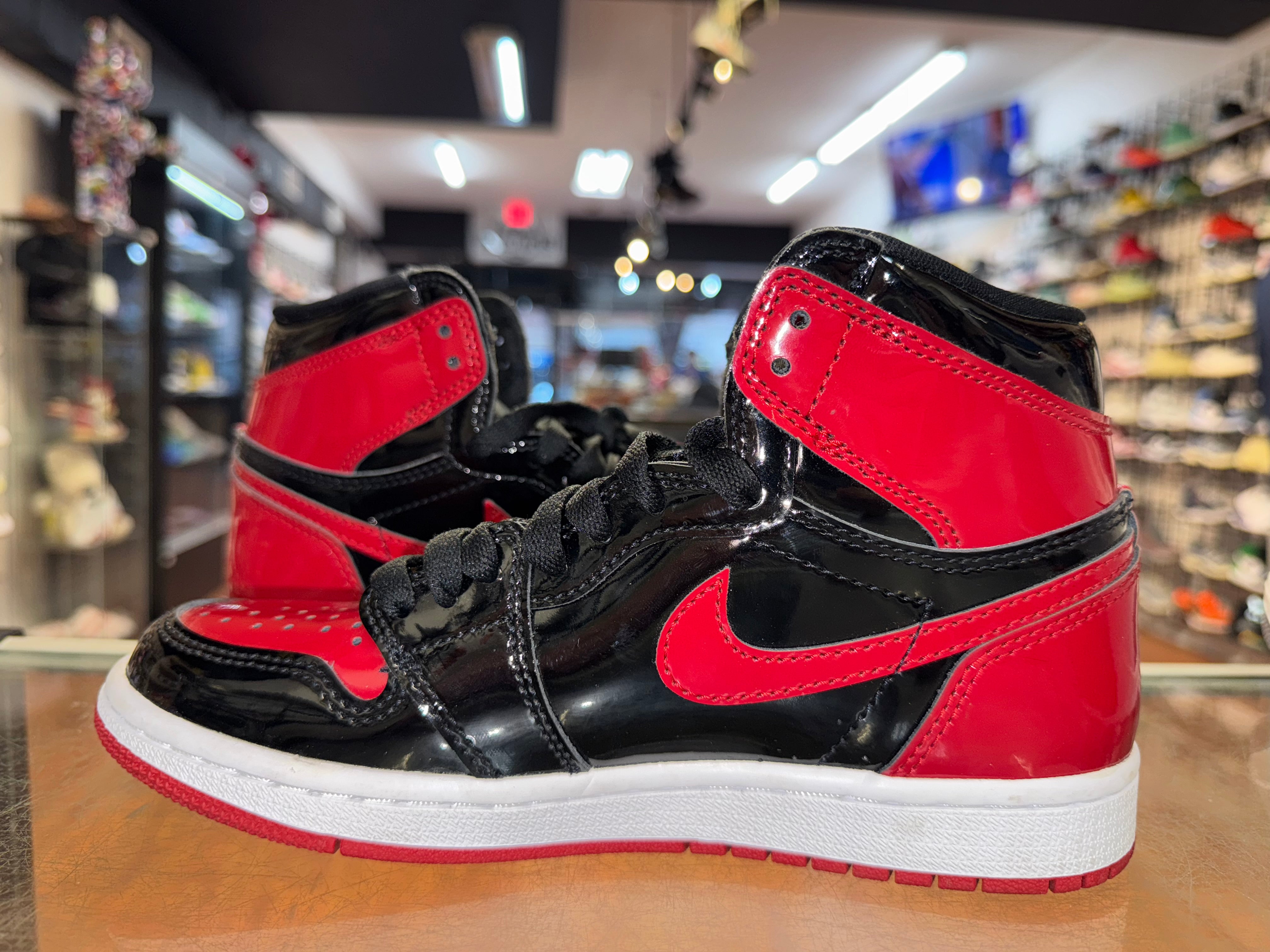 Size 4.5 Air Jordan 1 "Patent Bred"