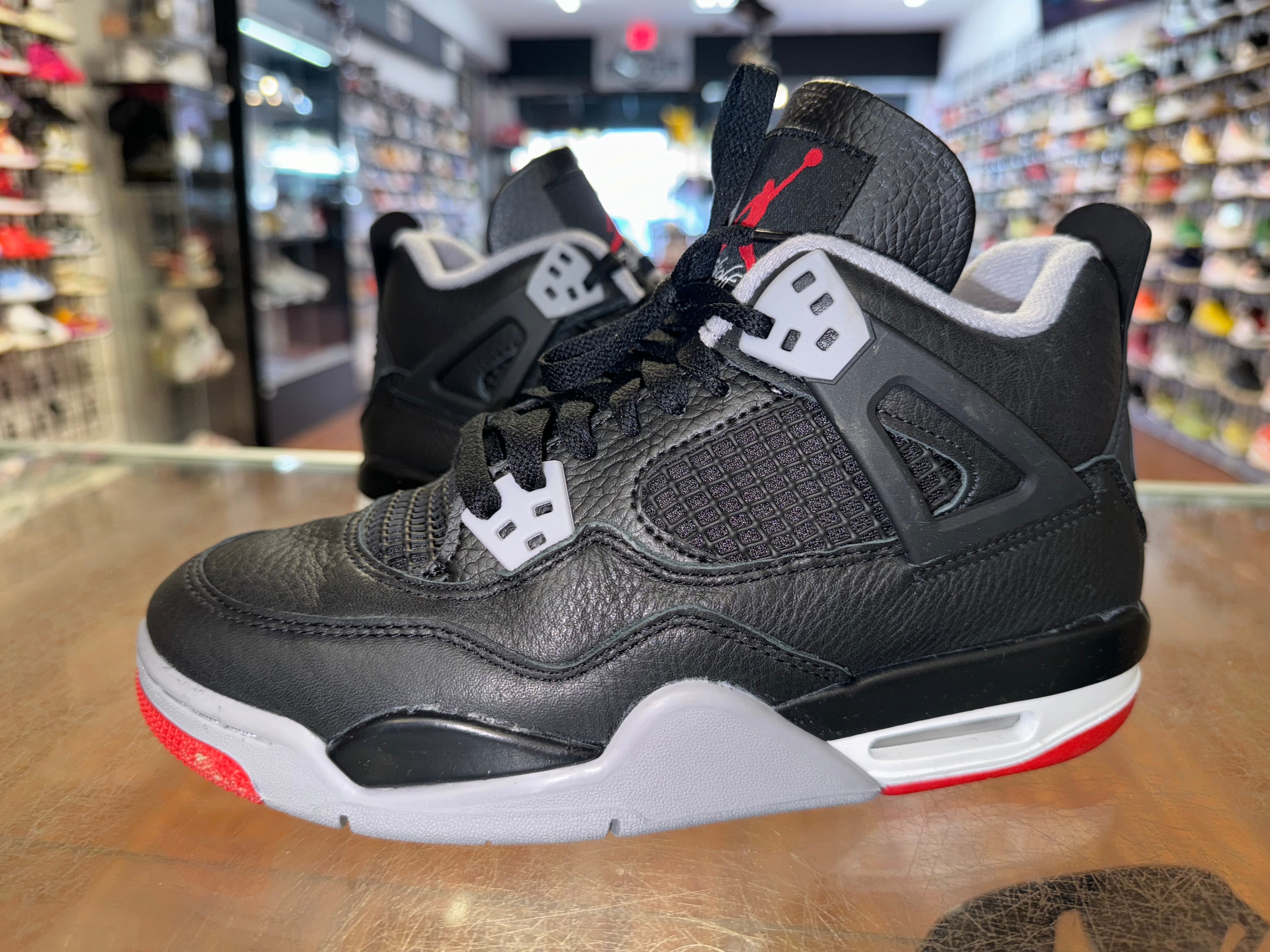 Size 6y Air Jordan 4 “Bred Reimagined”