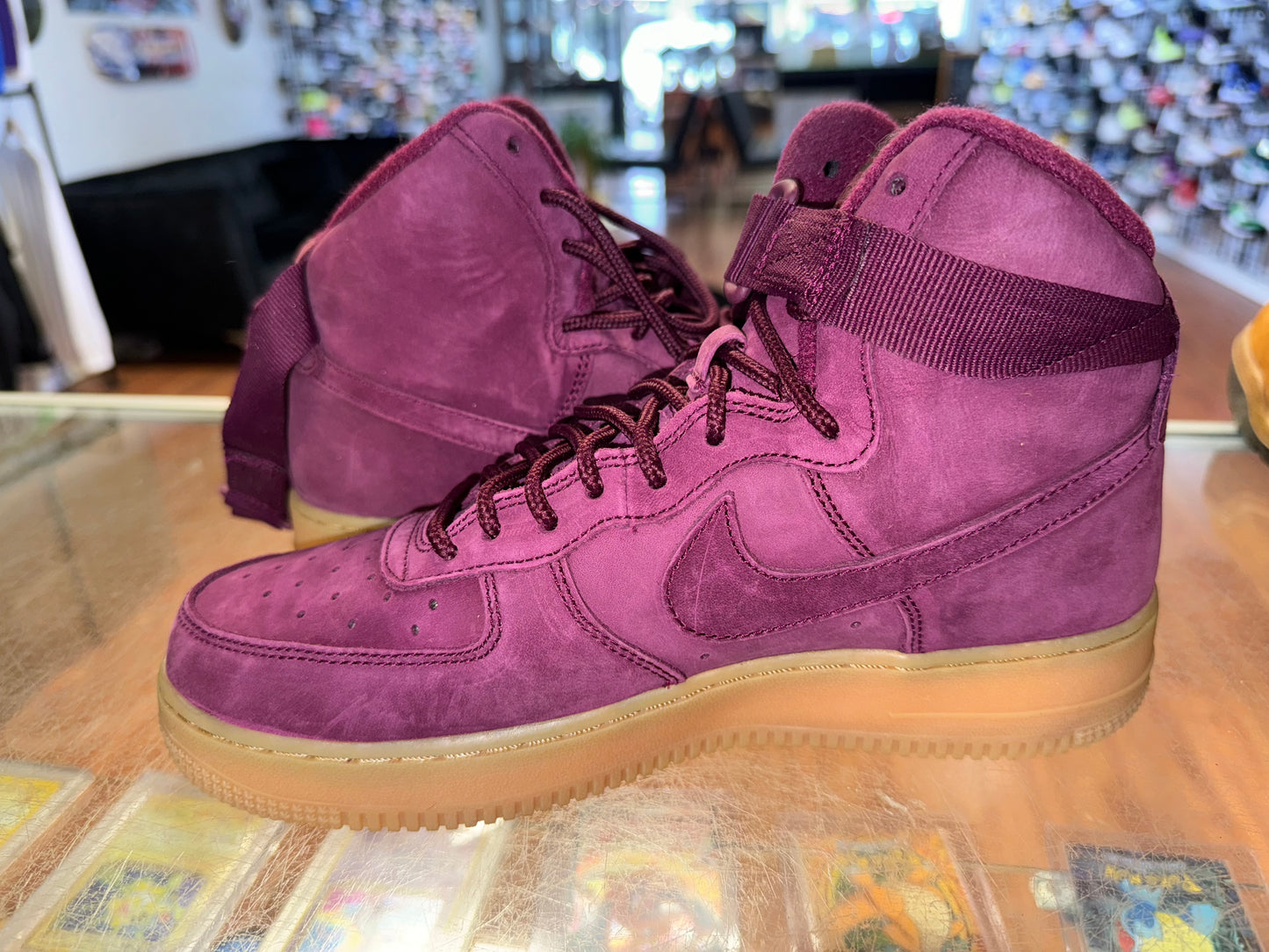 Size 7y Air Force 1 Mid “Suede Purple”