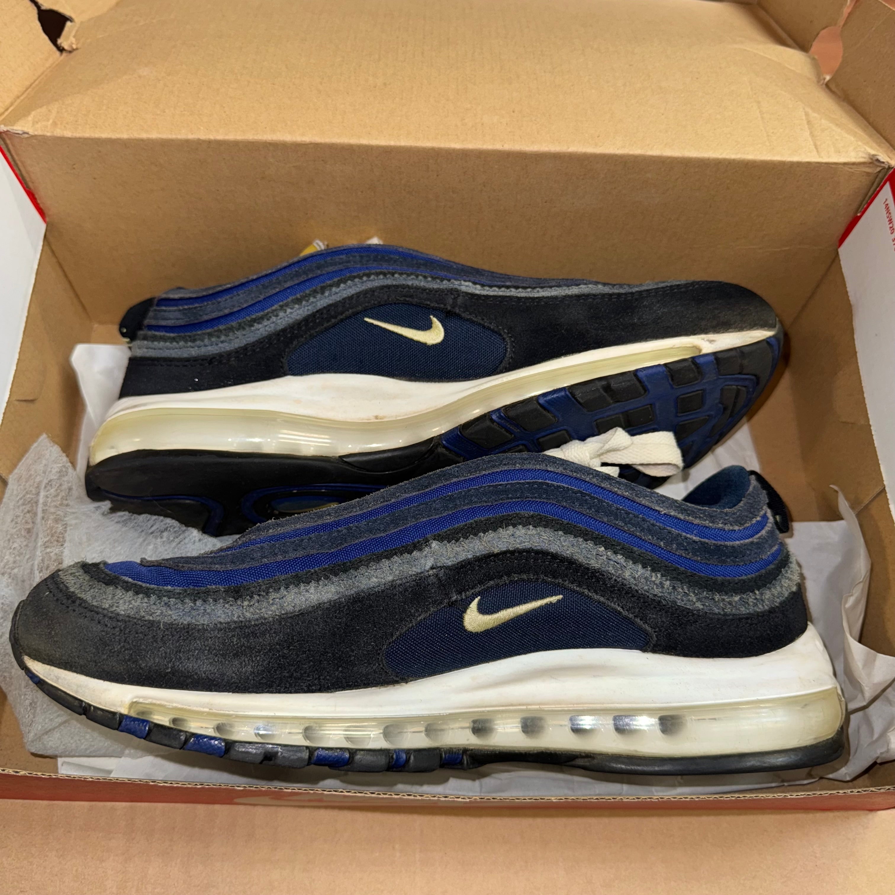 Size 10.5 Air Max 97 Running Club "Black Royal"