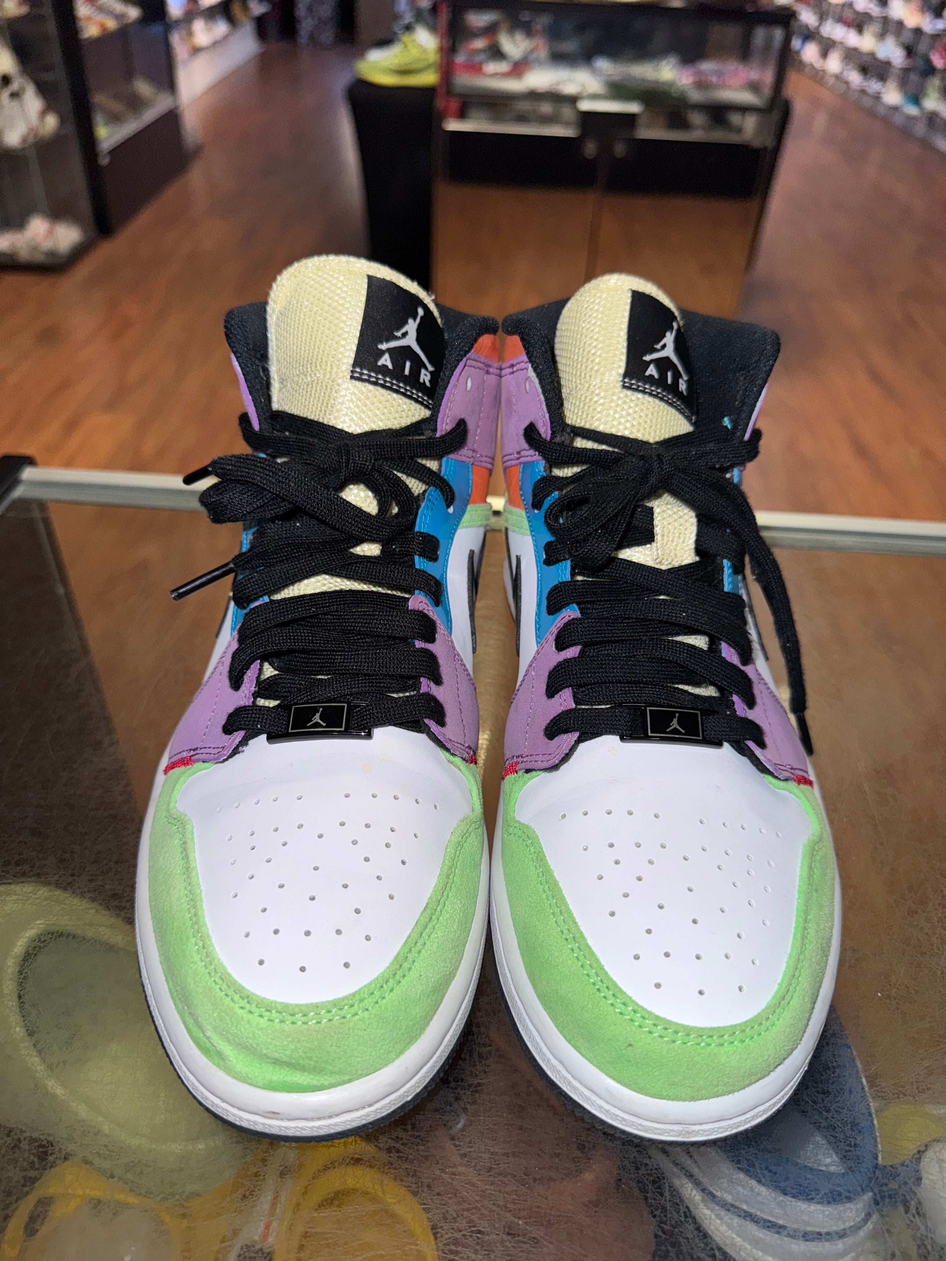 Size 8.5 (10W) Air Jordan 1 Mid "Multi Color"