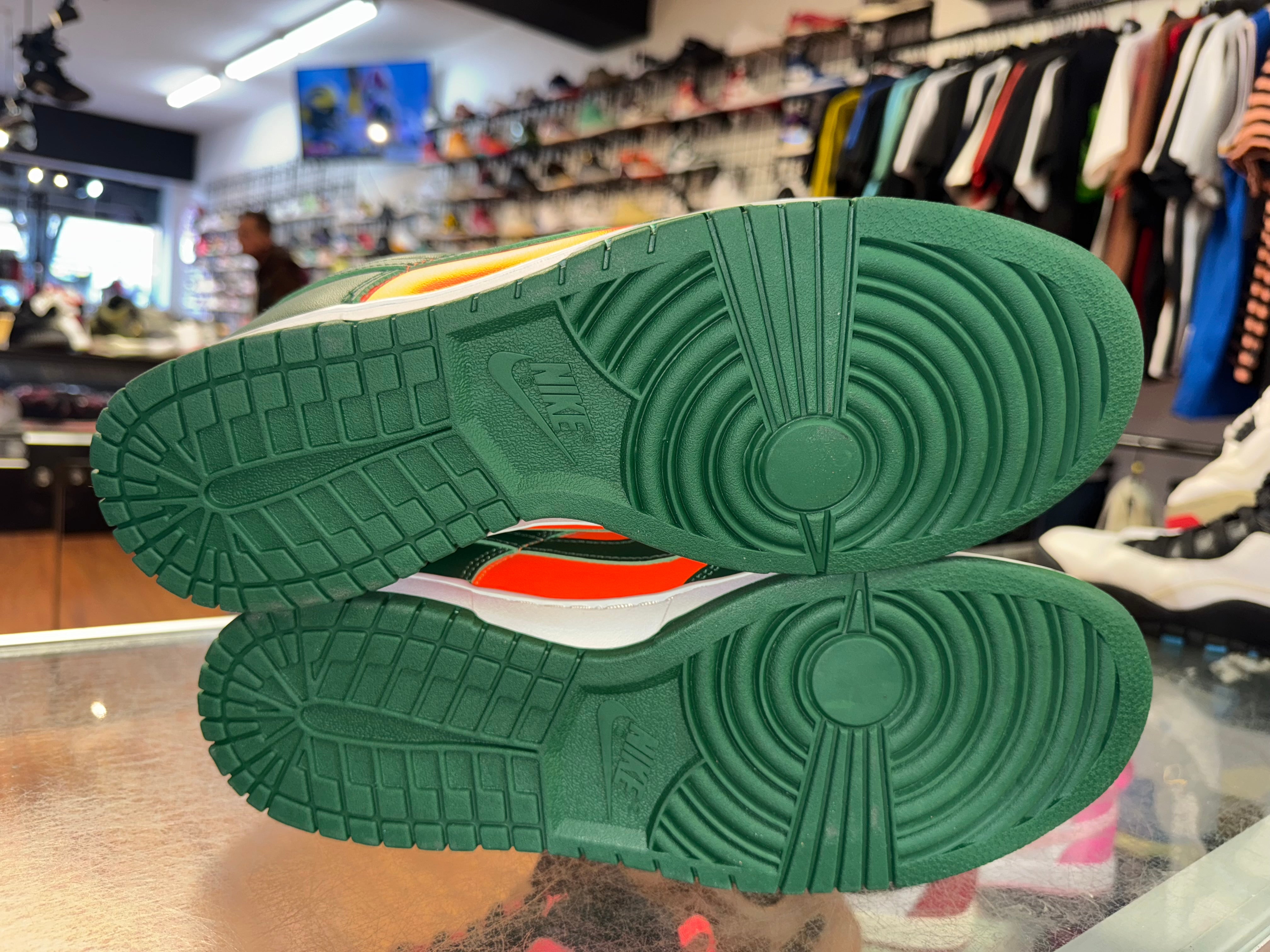 Size 11 Dunk Low "Miami Hurricanes" Brand New