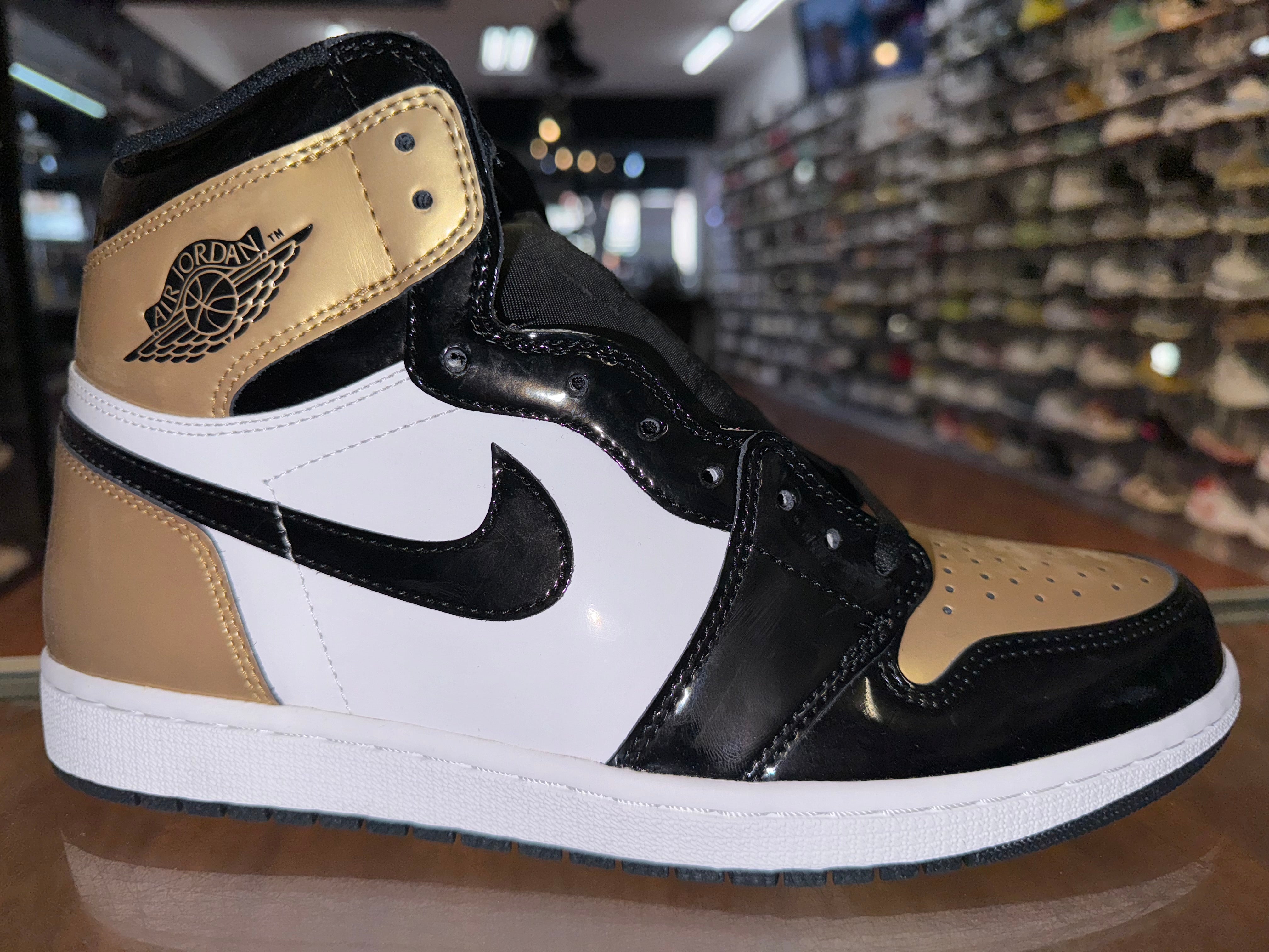 Size 11 Air Jordan 1 “Gold Toe” Brand New