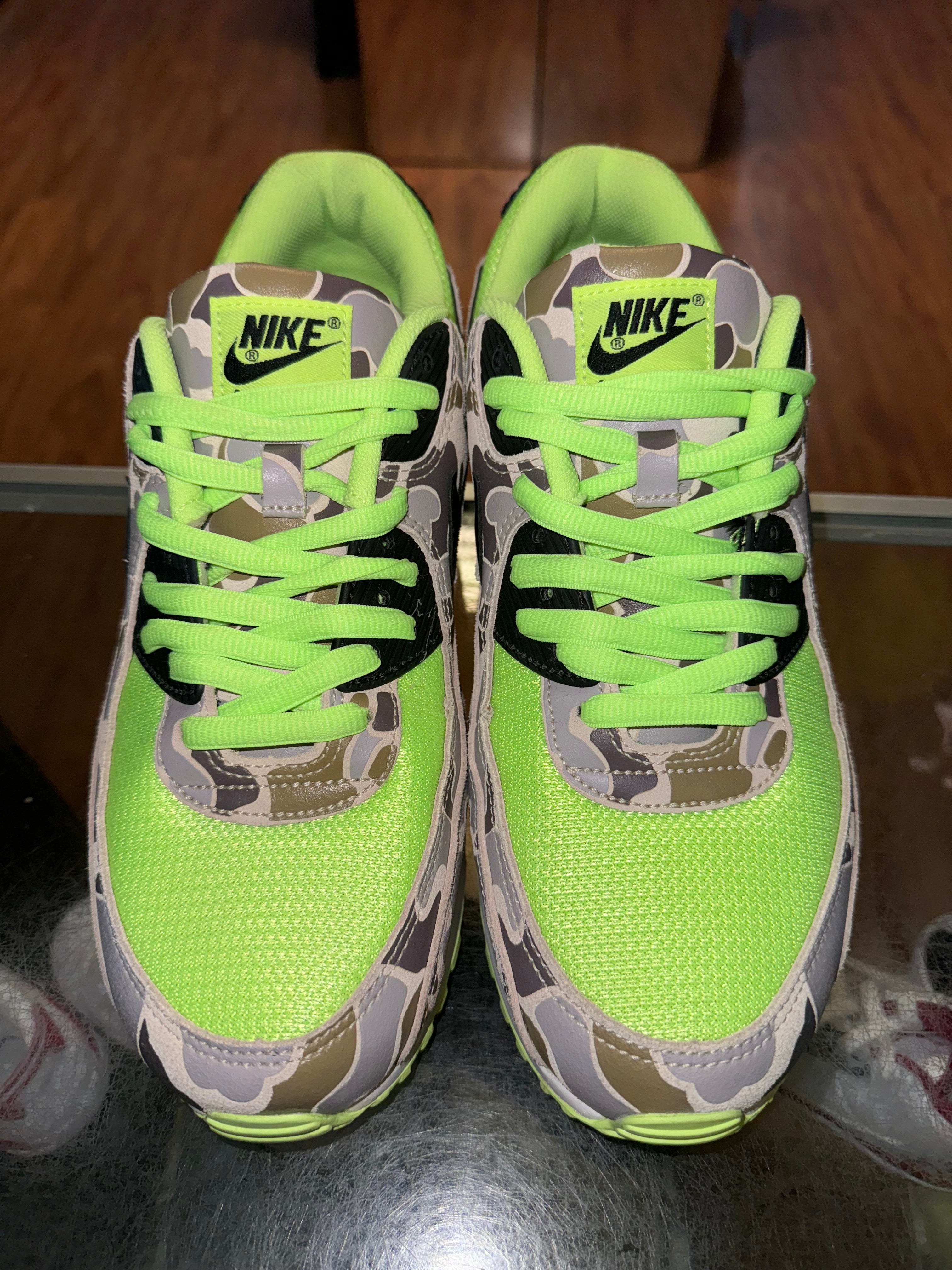 Size 12 Air Max 90 "Green Camo"