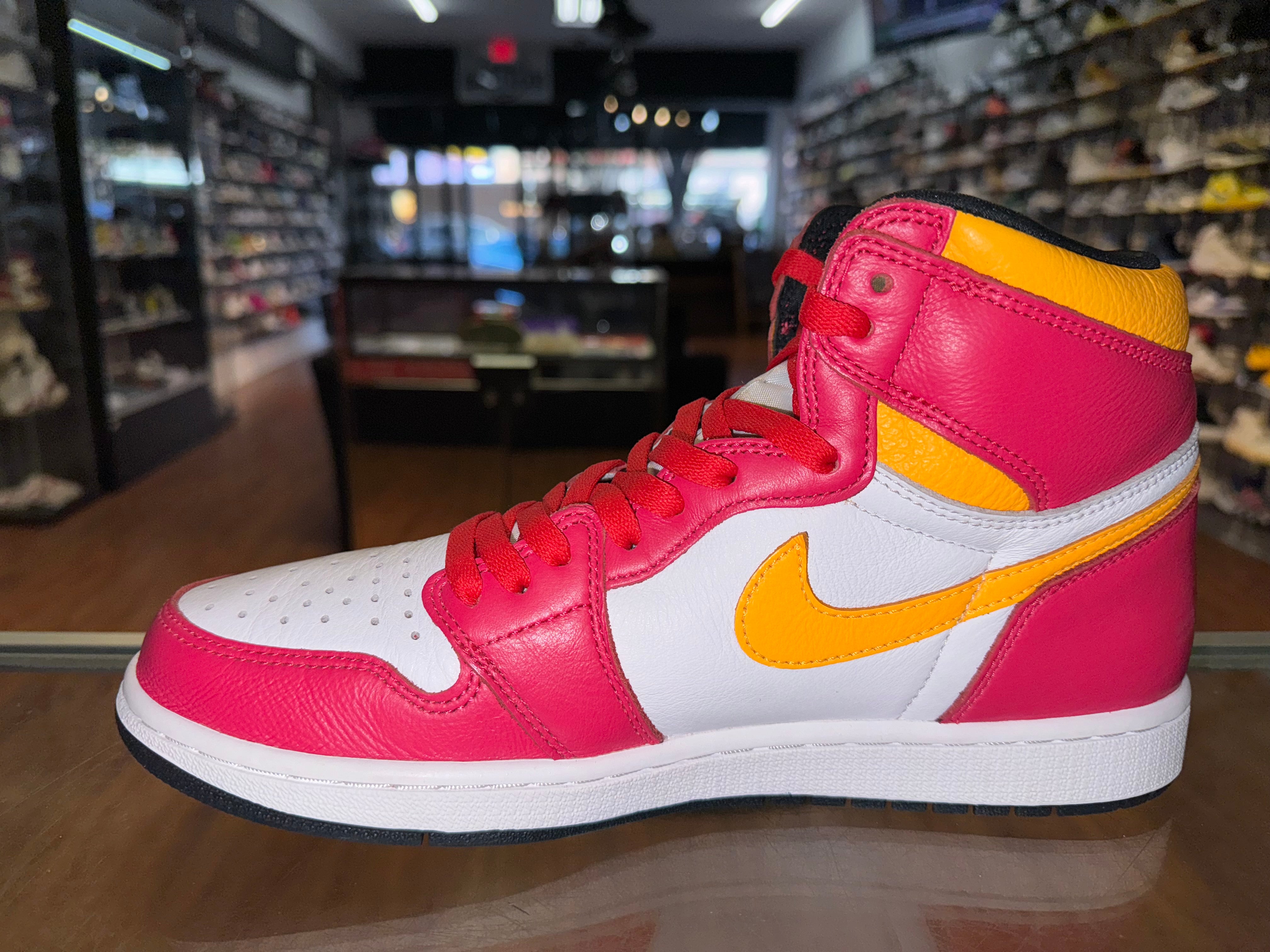 Size 10.5 Air Jordan 1 “Fusion Red”