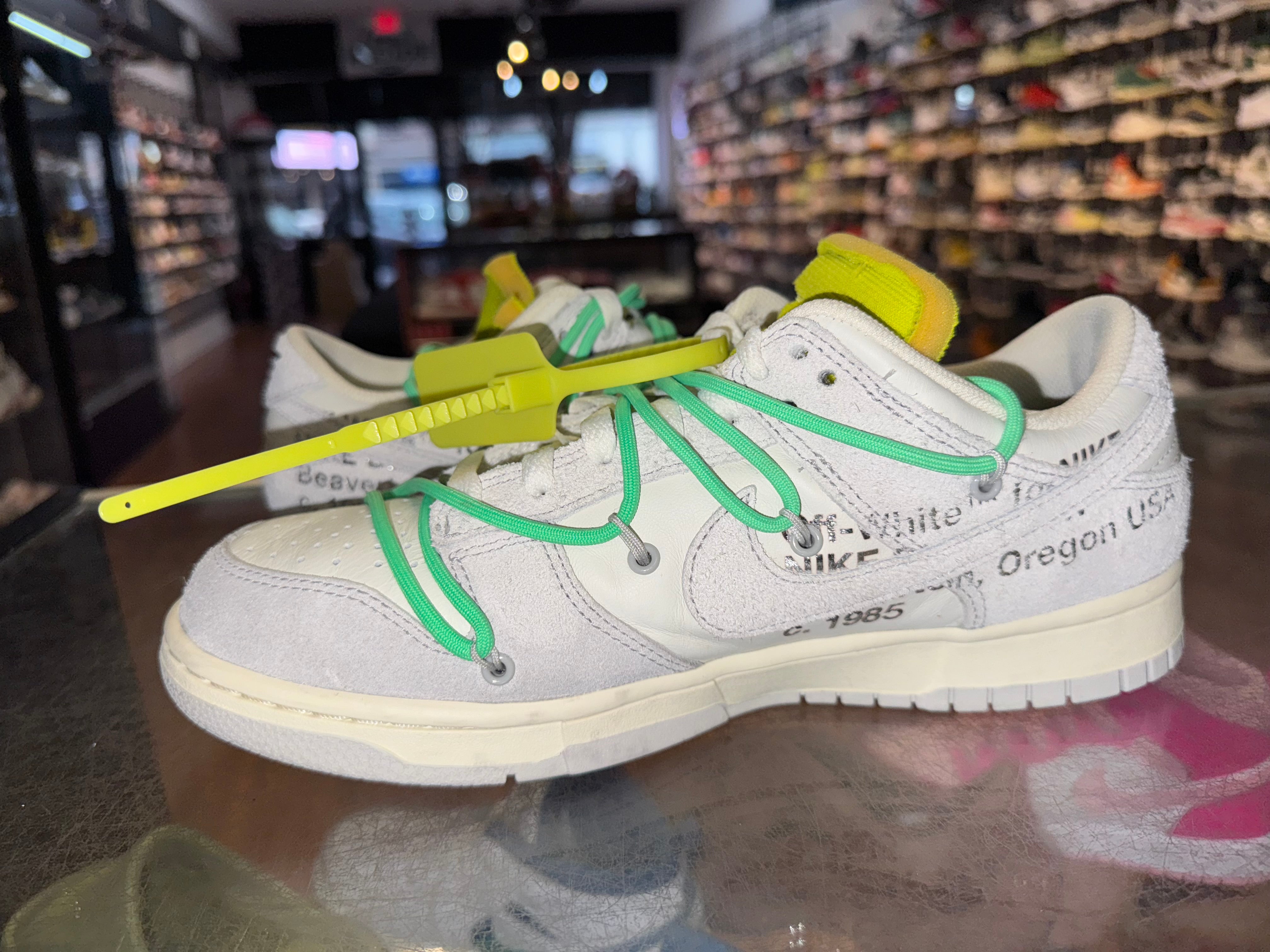 Size 9 Dunk Low Off White “Lot 14”