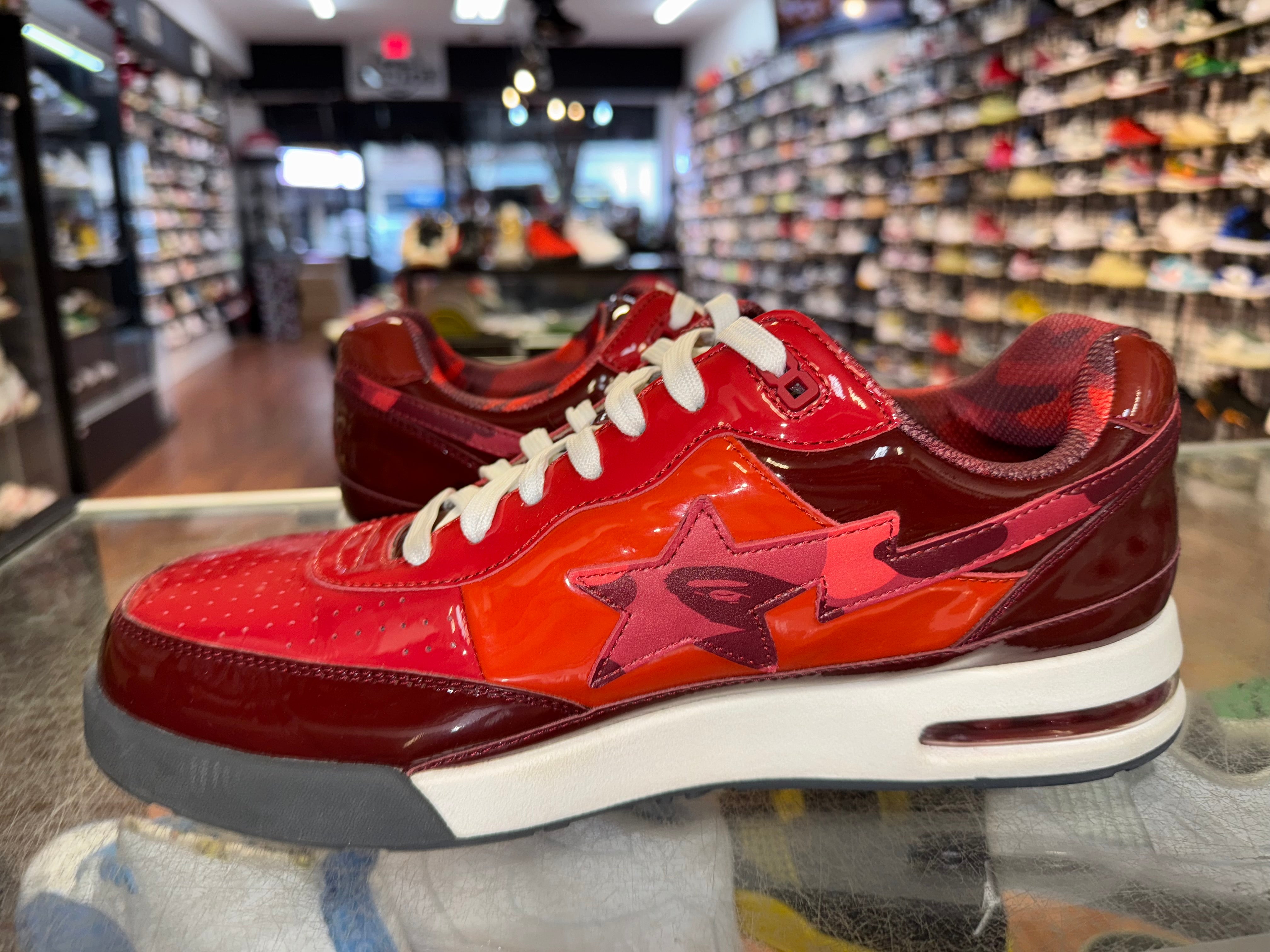 Size 12 A Bathing Ape Road Sta “Patent Red”