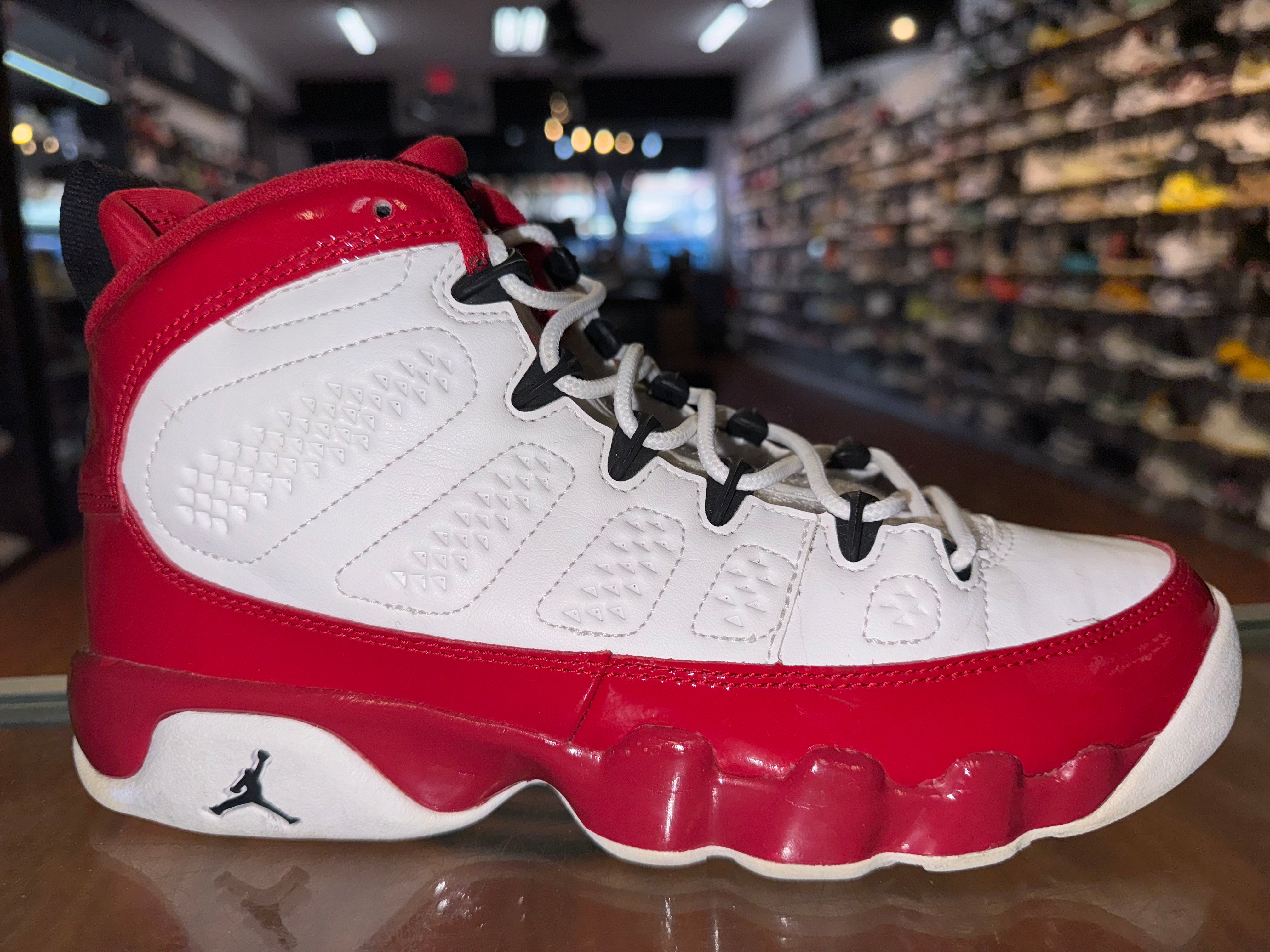 Size 7y Air Jordan 9 “Gym Red”