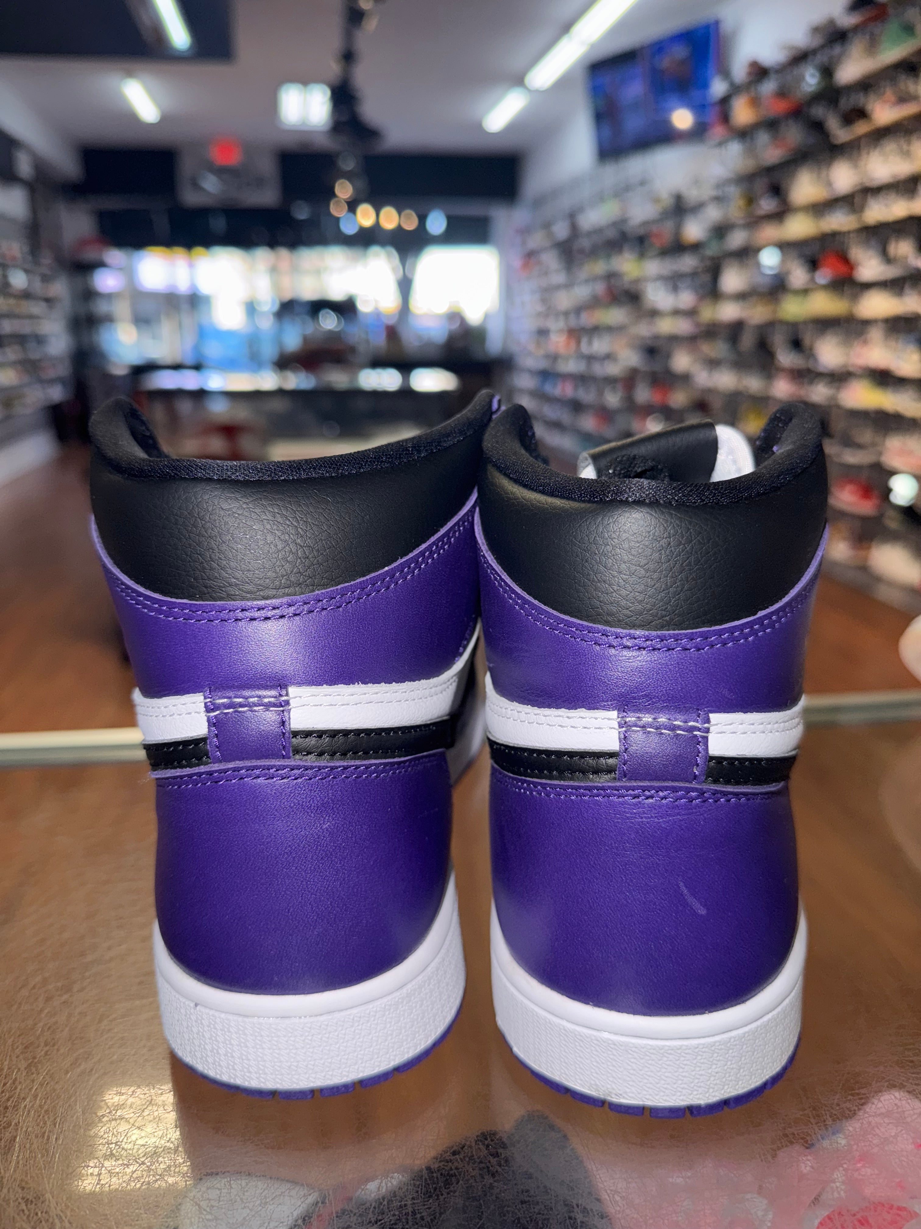 Size 9 Air Jordan 1 "Court Purple 2.0"