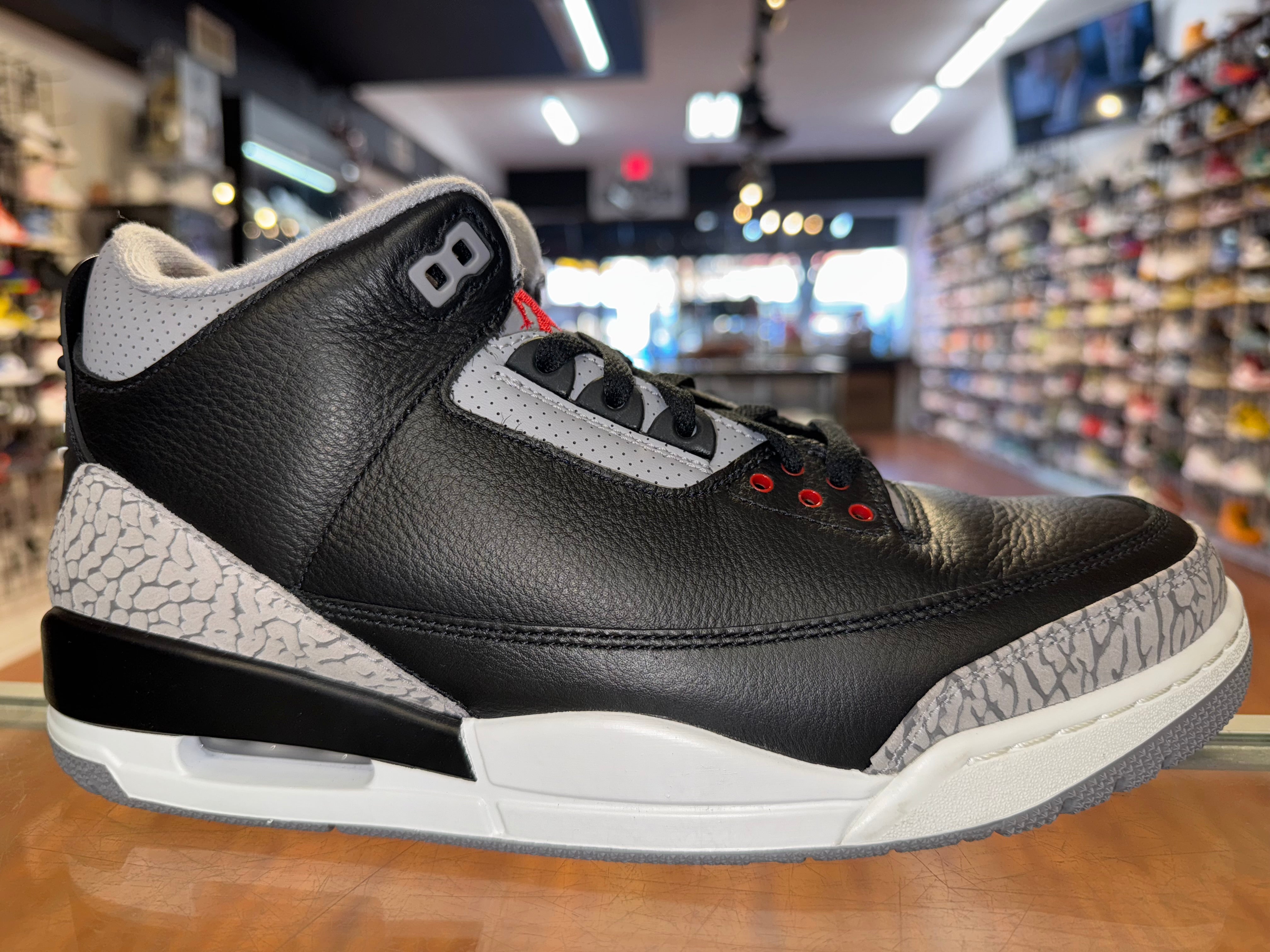 Size 10.5 Air Jordan 3 “Black Cement” Worn 1x