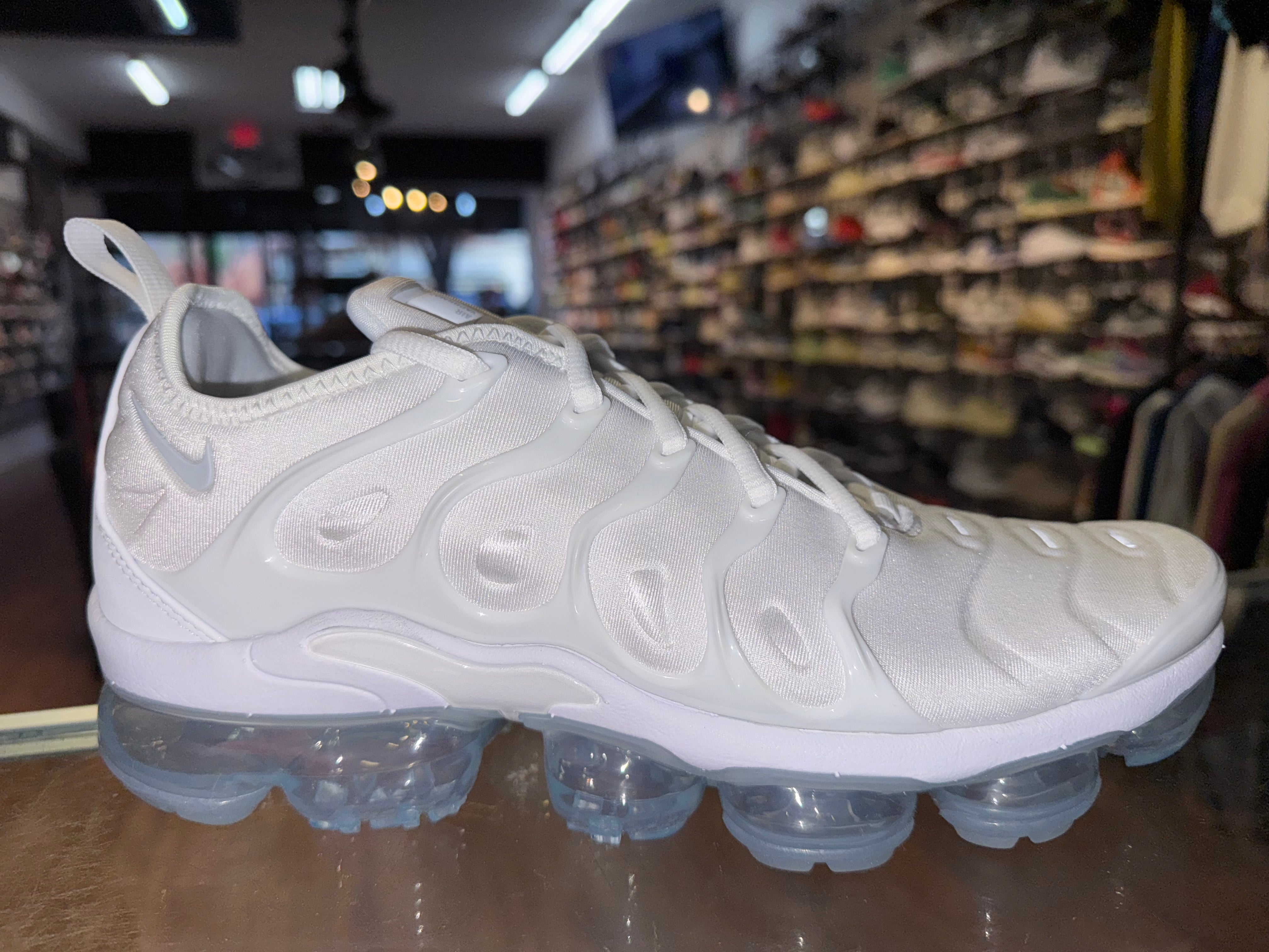 Size 8.5 Air VaporMax Plus “White” Brand New