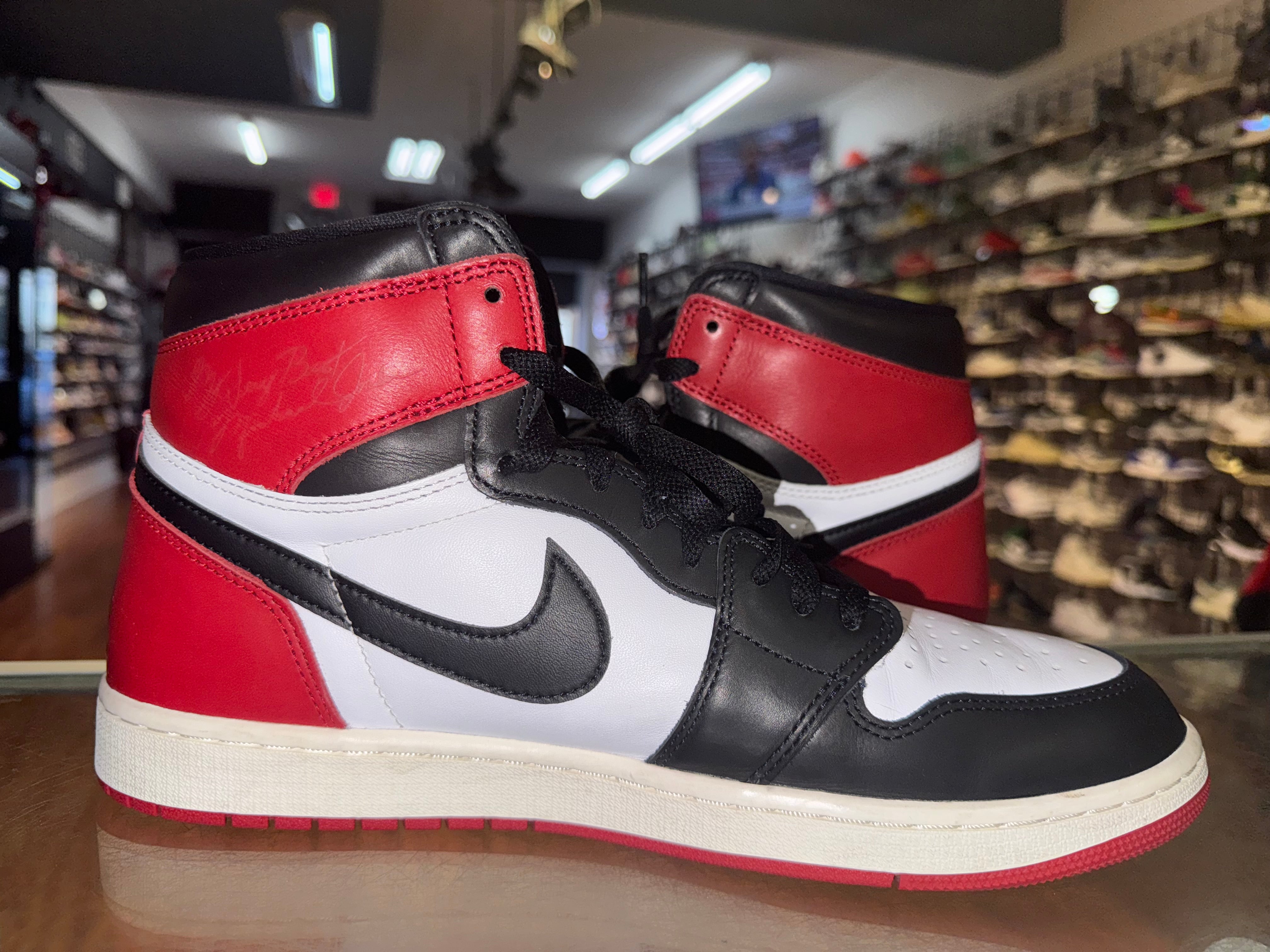 Size 12 Air Jordan 1 "Black Toe Reimagined"