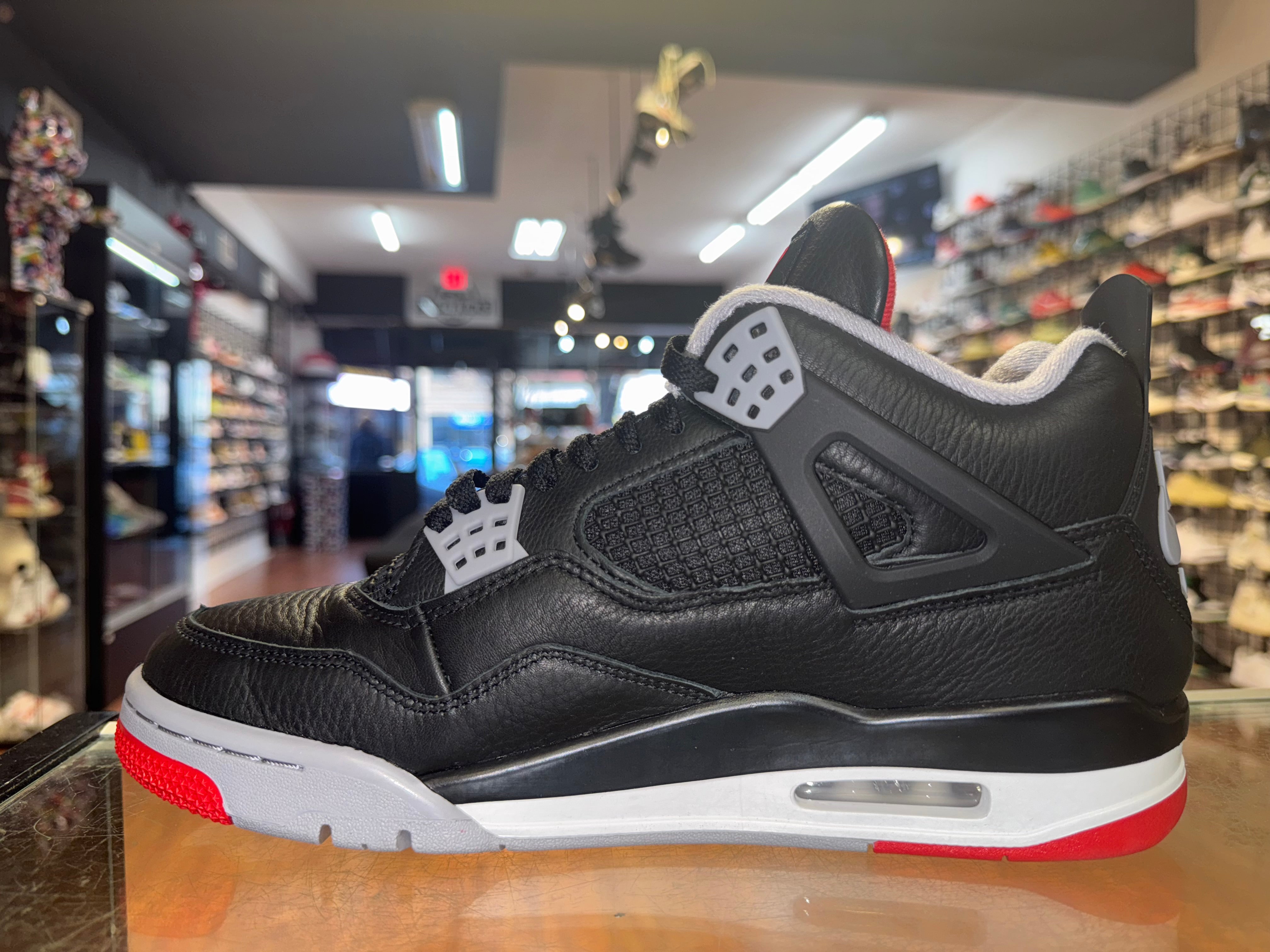 Size 9.5 Air Jordan 4 "Bred Reimagined"