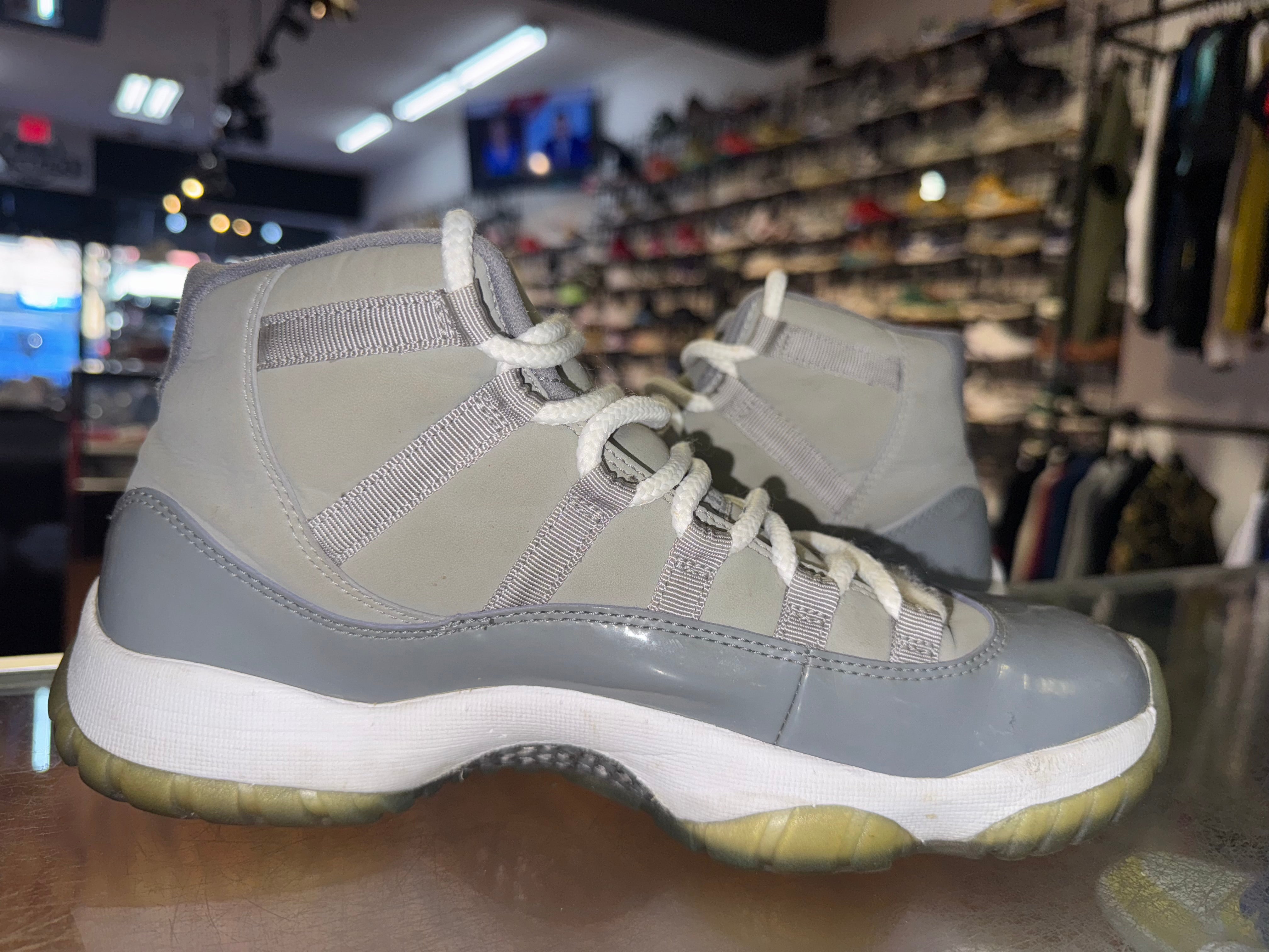 Size 8.5 Air Jordan 11 "Cool Grey" 2010