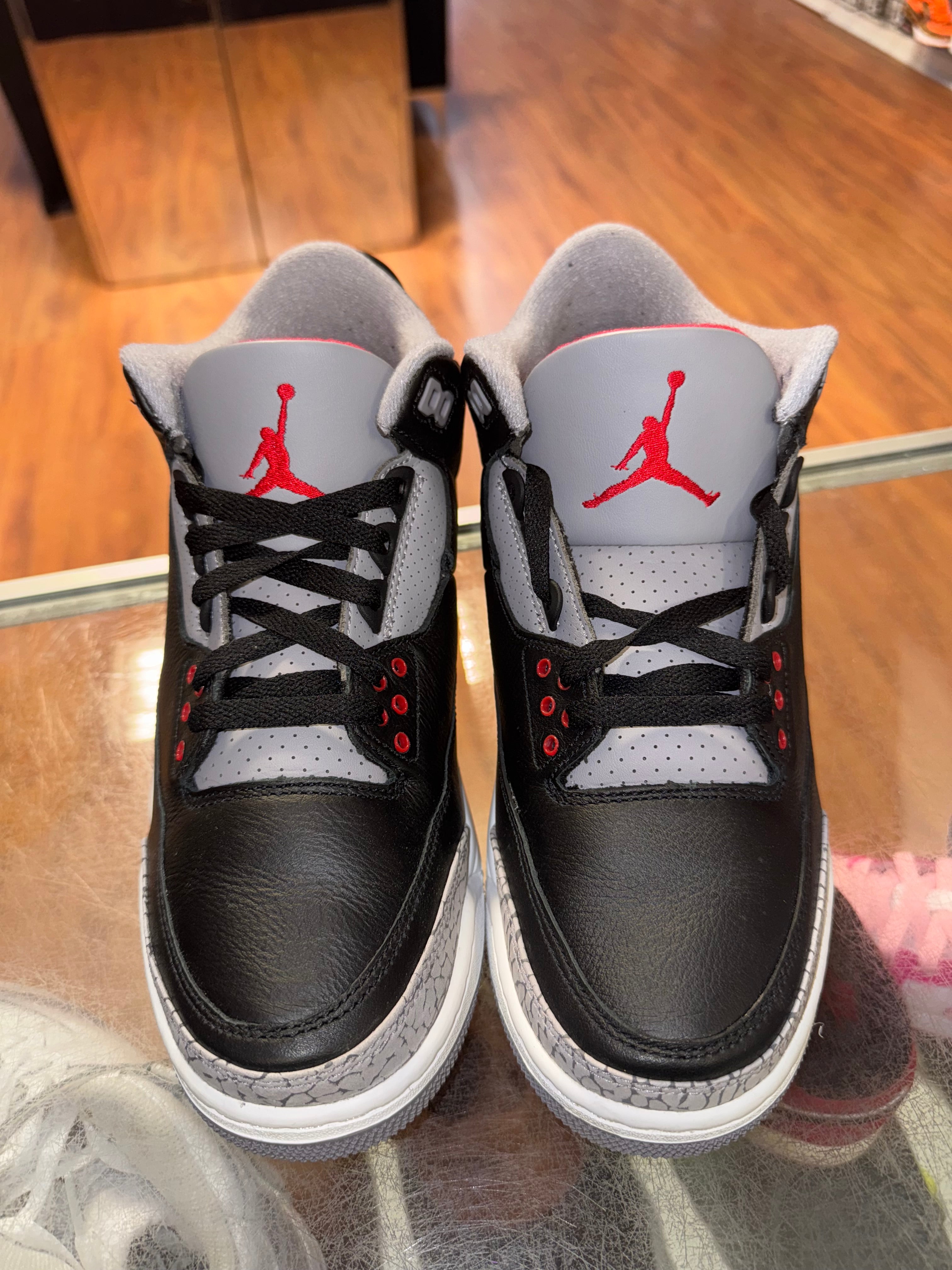 Size 9 Air Jordan 3 "Black Cement" 2024