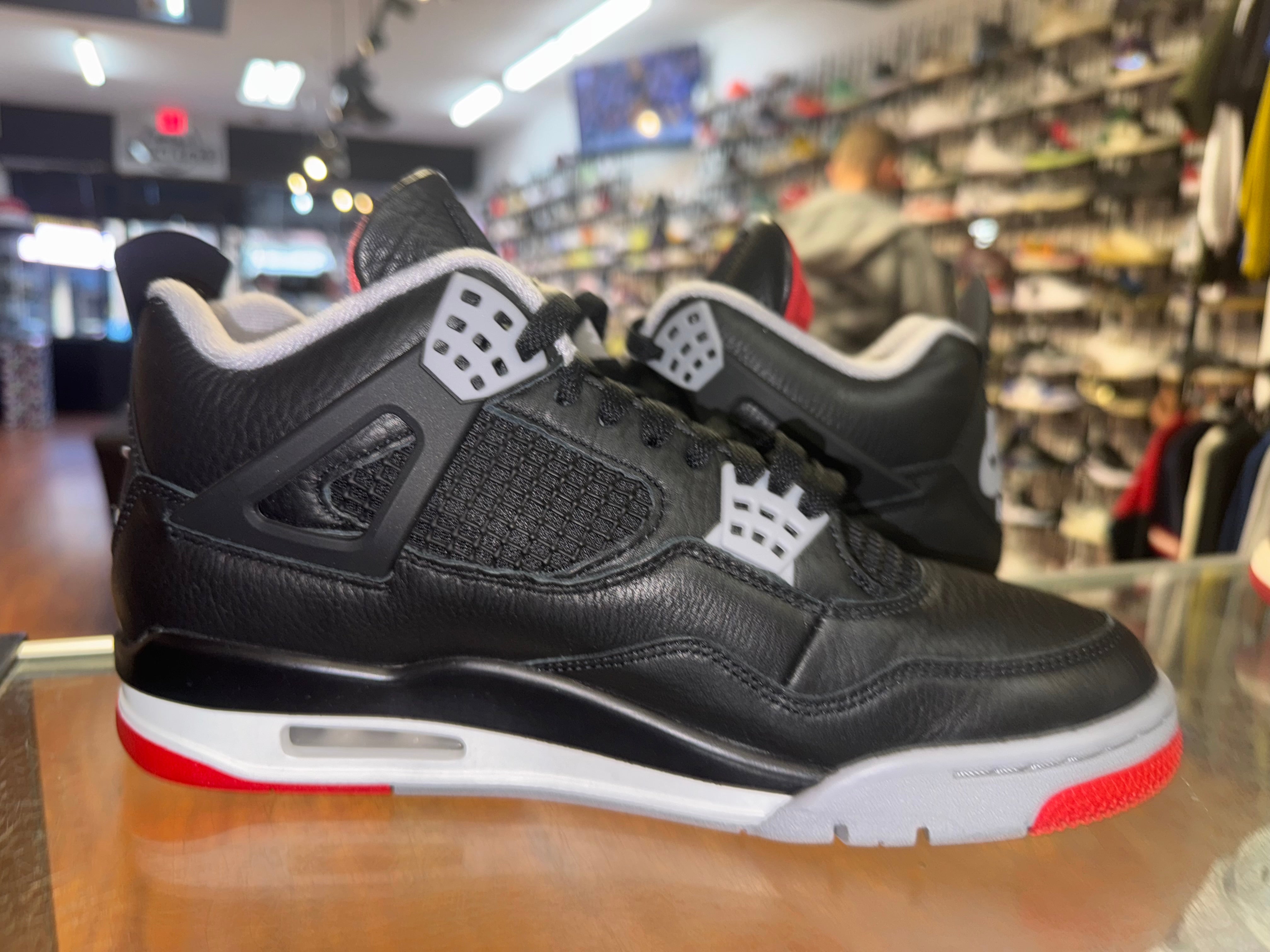 Size 9.5 Air Jordan 4 "Bred Reimagined"