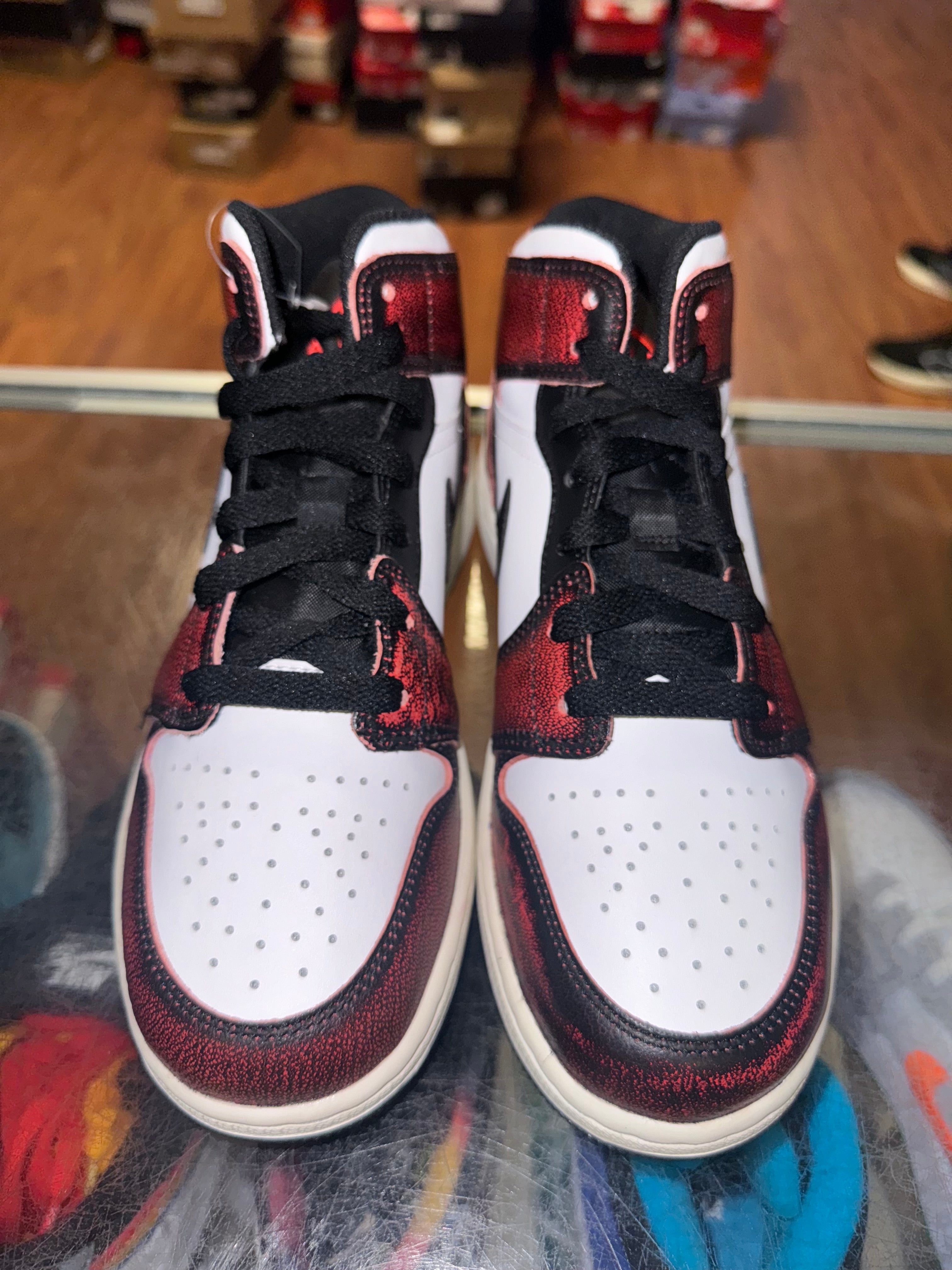 Size 6y Air Jordan 1 Mid “Wearaway Bred” Brand New