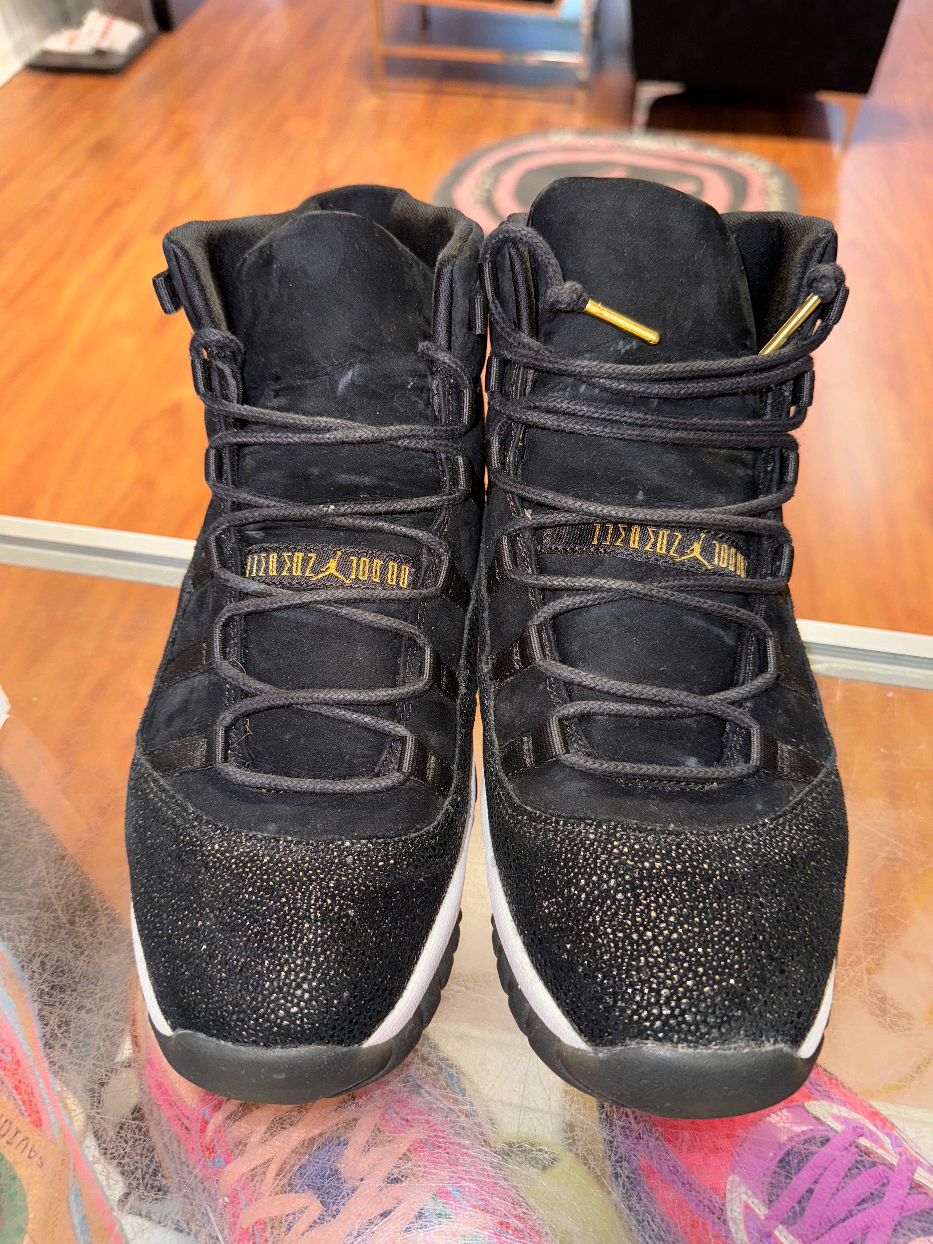 Size 9.5 (11W) Air Jordan 11 Heiress “Black”