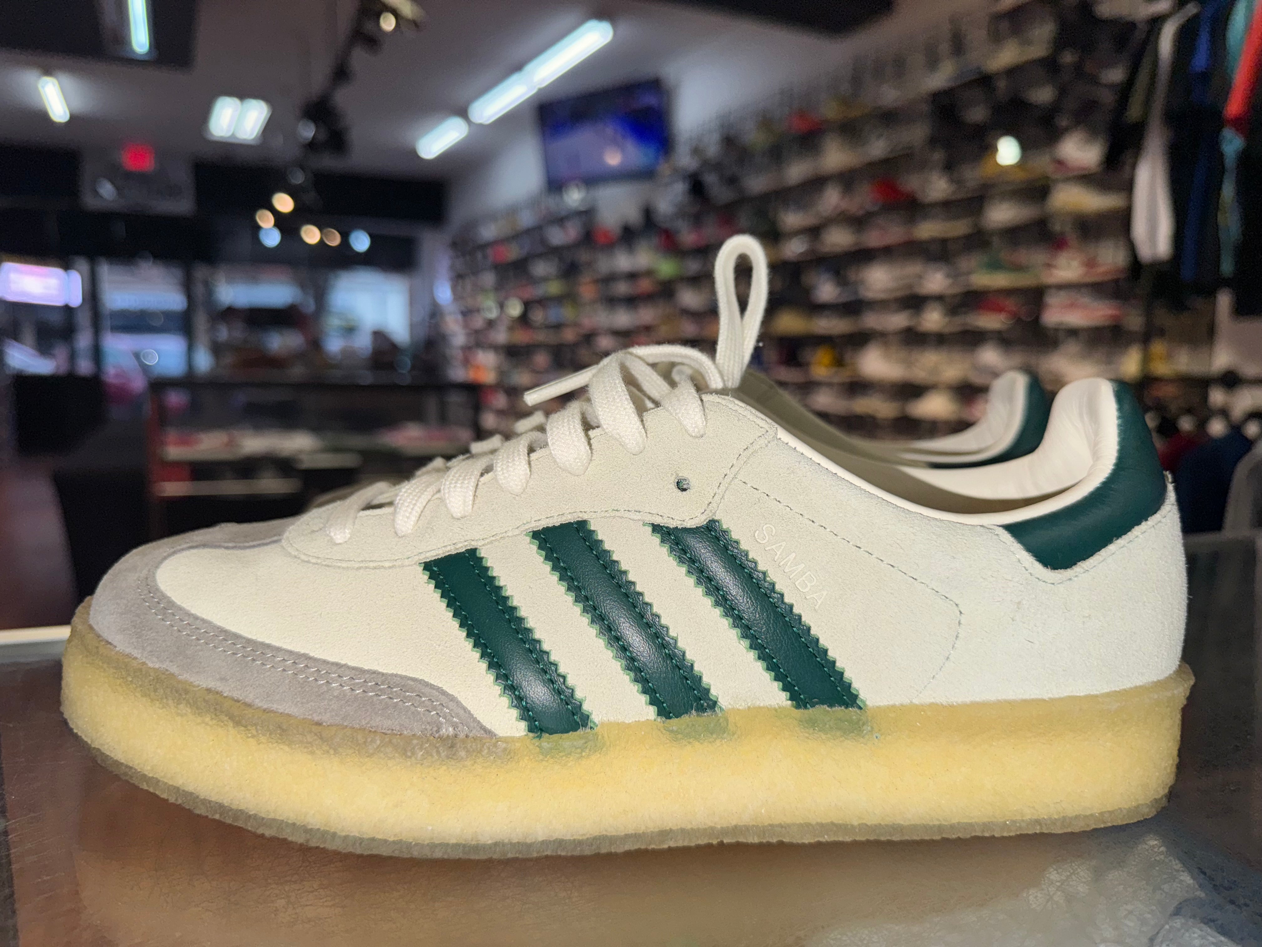 Size 9 Adidas Clarks 8th Street Samba Ronnie Fieg Chalk "White Green"