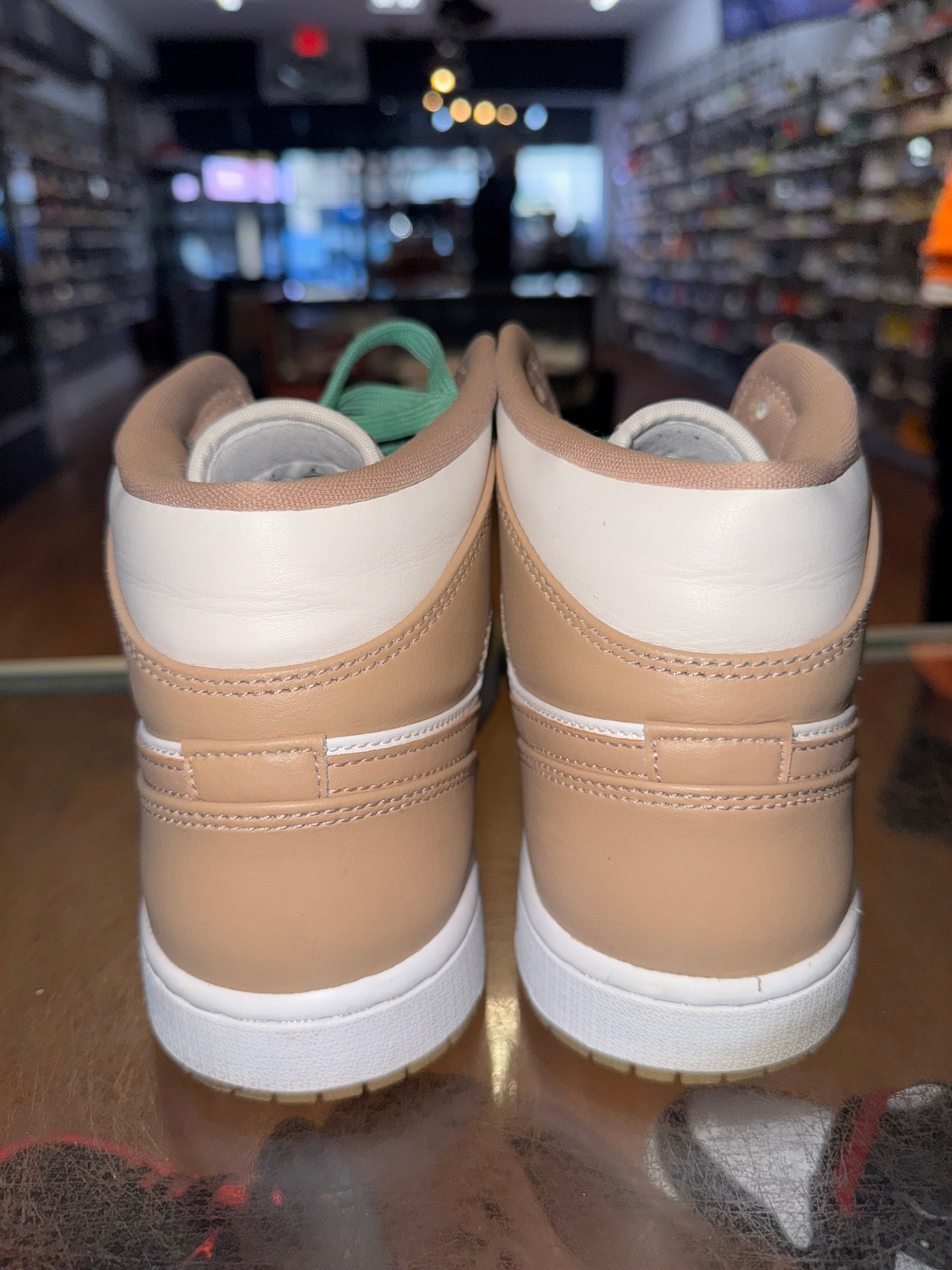 Size 8 Air Jordan 1 Mid "Tan Gum"