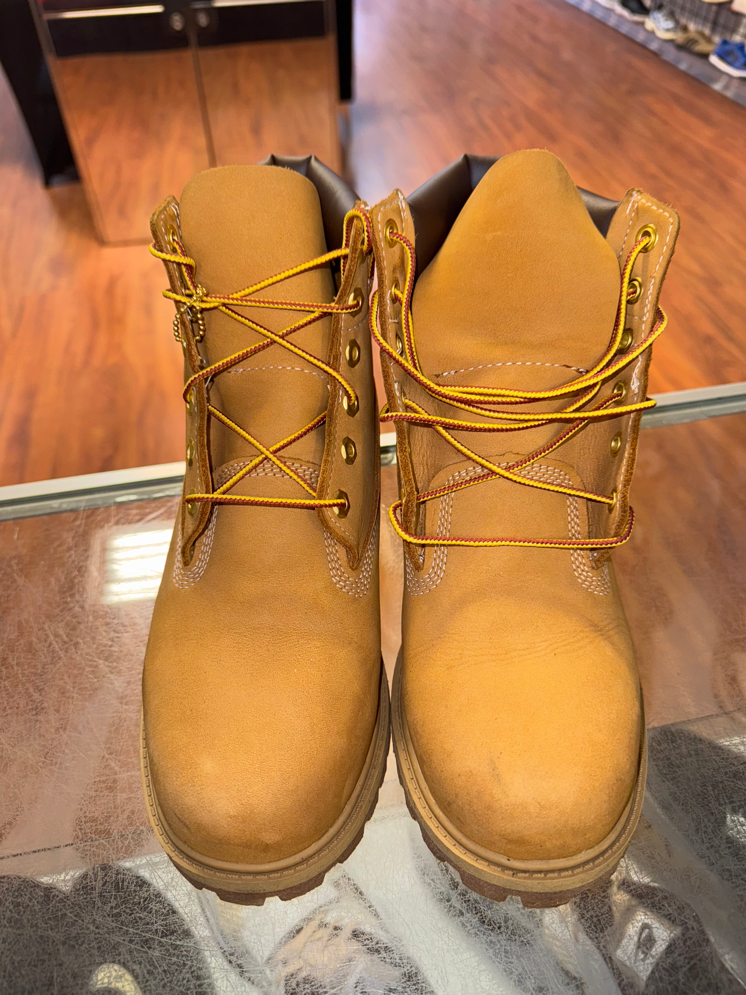 Size 7 Timberland Premium 6-Inch Boot “Wheat”